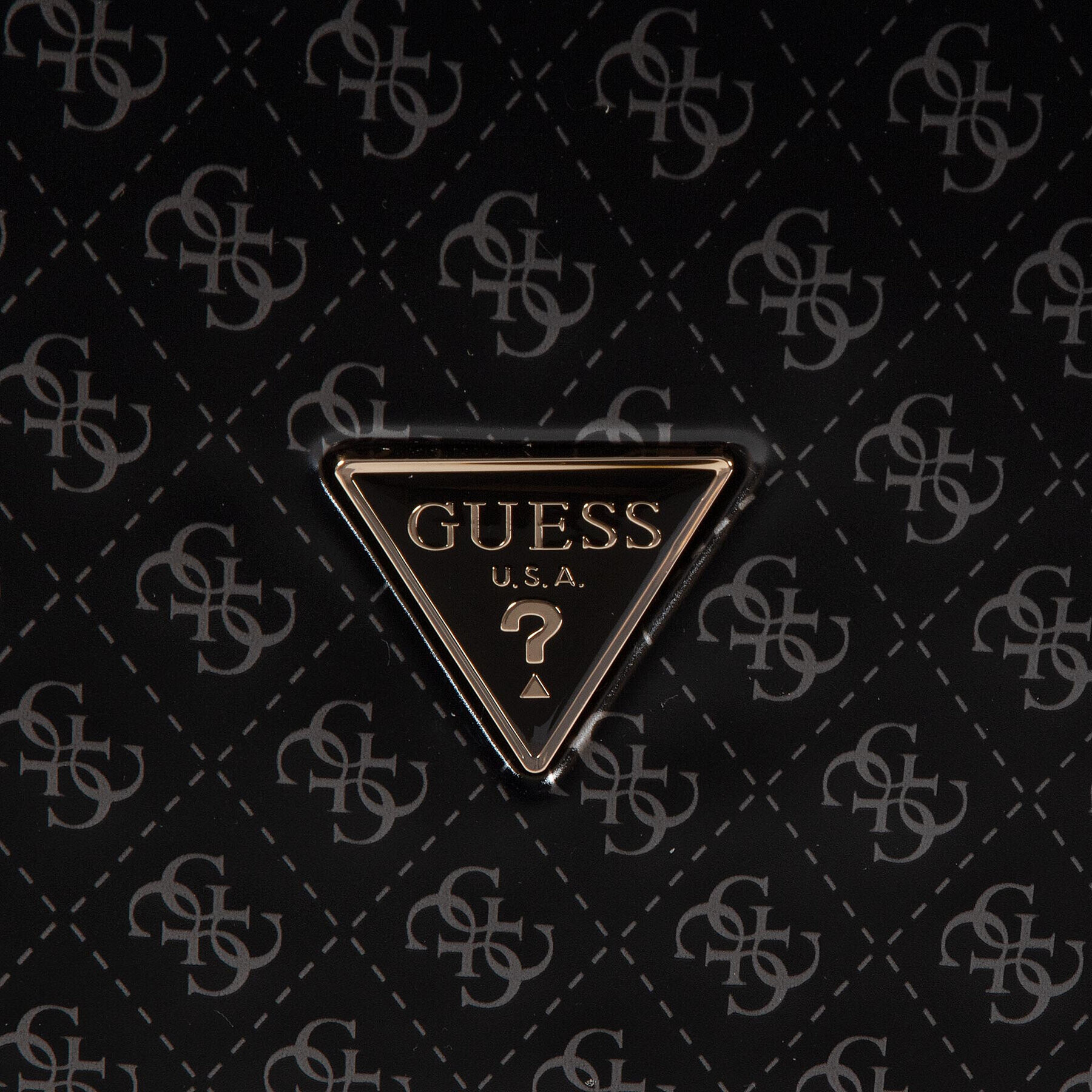 Guess Голям твърд куфар Jesco Travel TWH838 99880 Черен - Pepit.bg