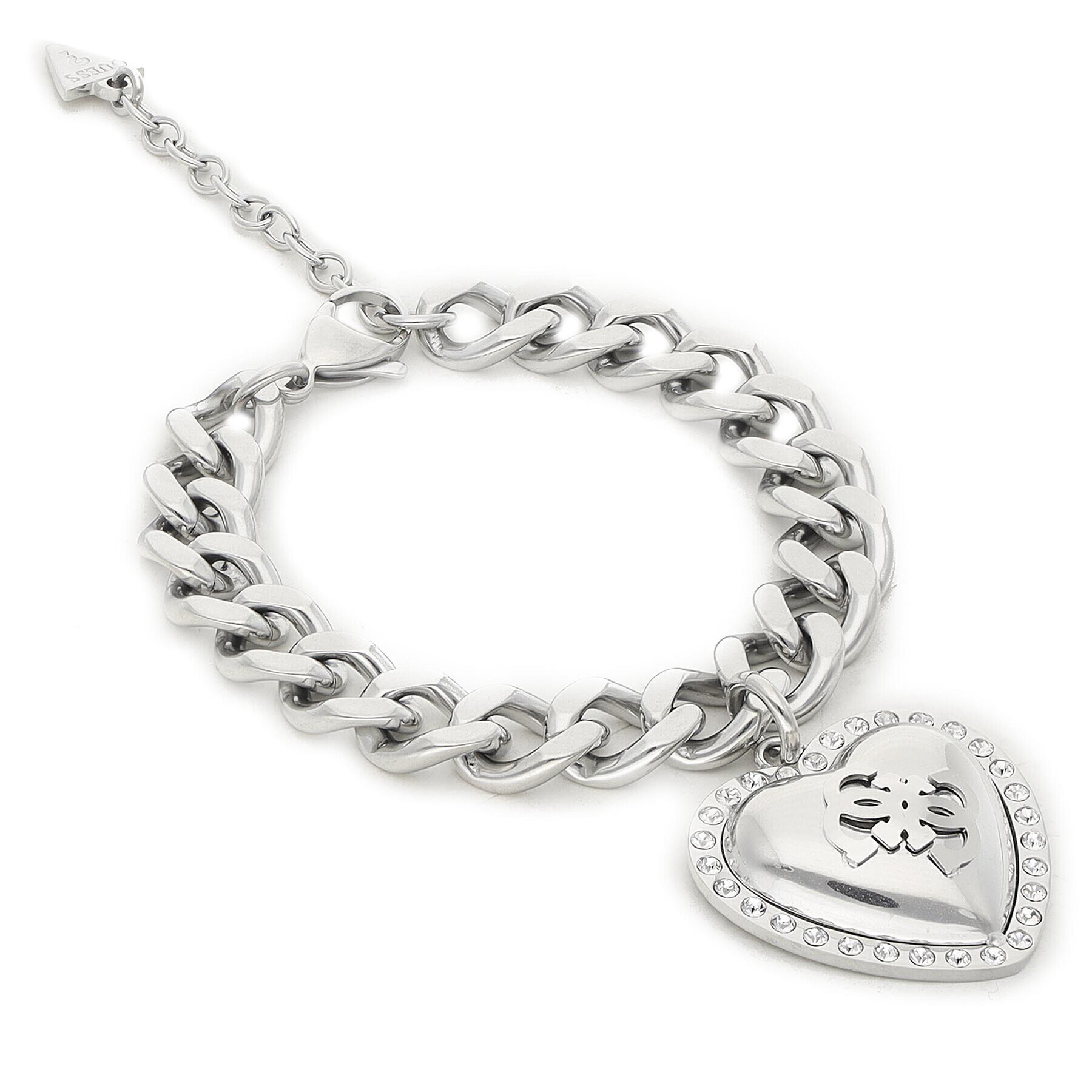 Guess Гривна JUBB01 074JW Сребрист - Pepit.bg