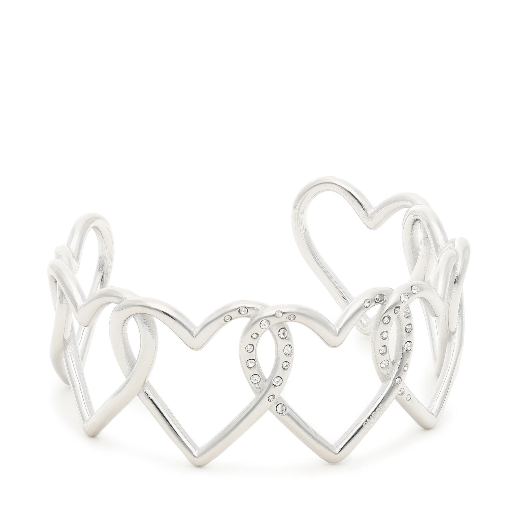 Guess Гривна JUBB01 085JW Сребрист - Pepit.bg