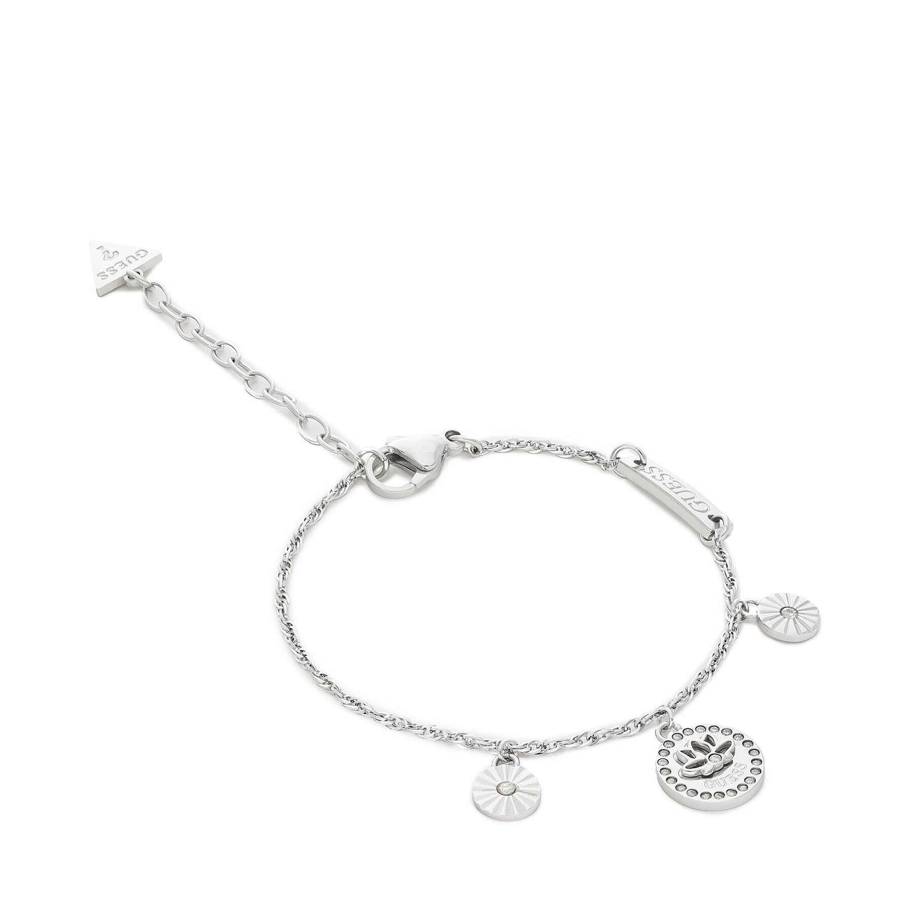 Guess Гривна JUBB01 347JW Сребрист - Pepit.bg