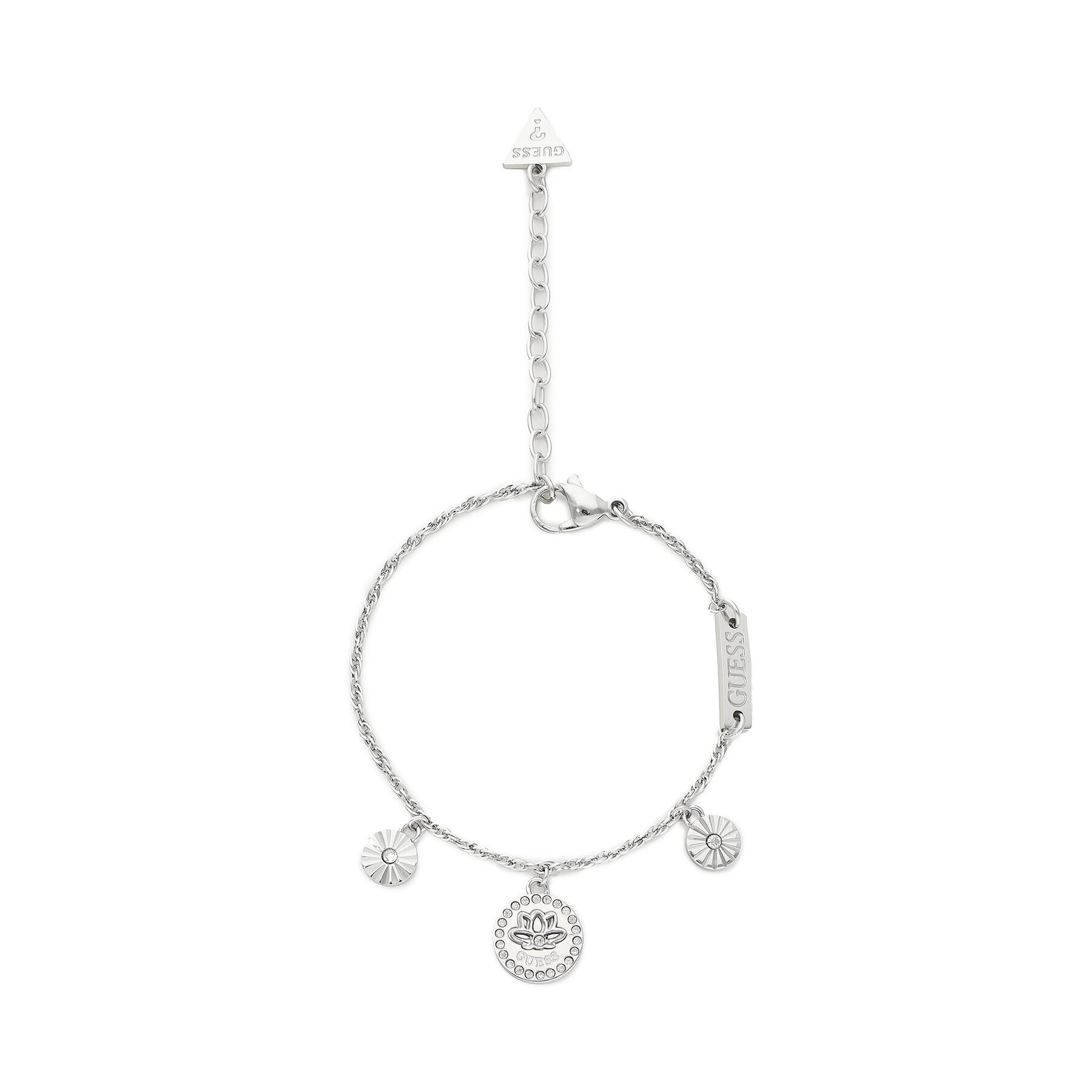 Guess Гривна JUBB01 347JW Сребрист - Pepit.bg