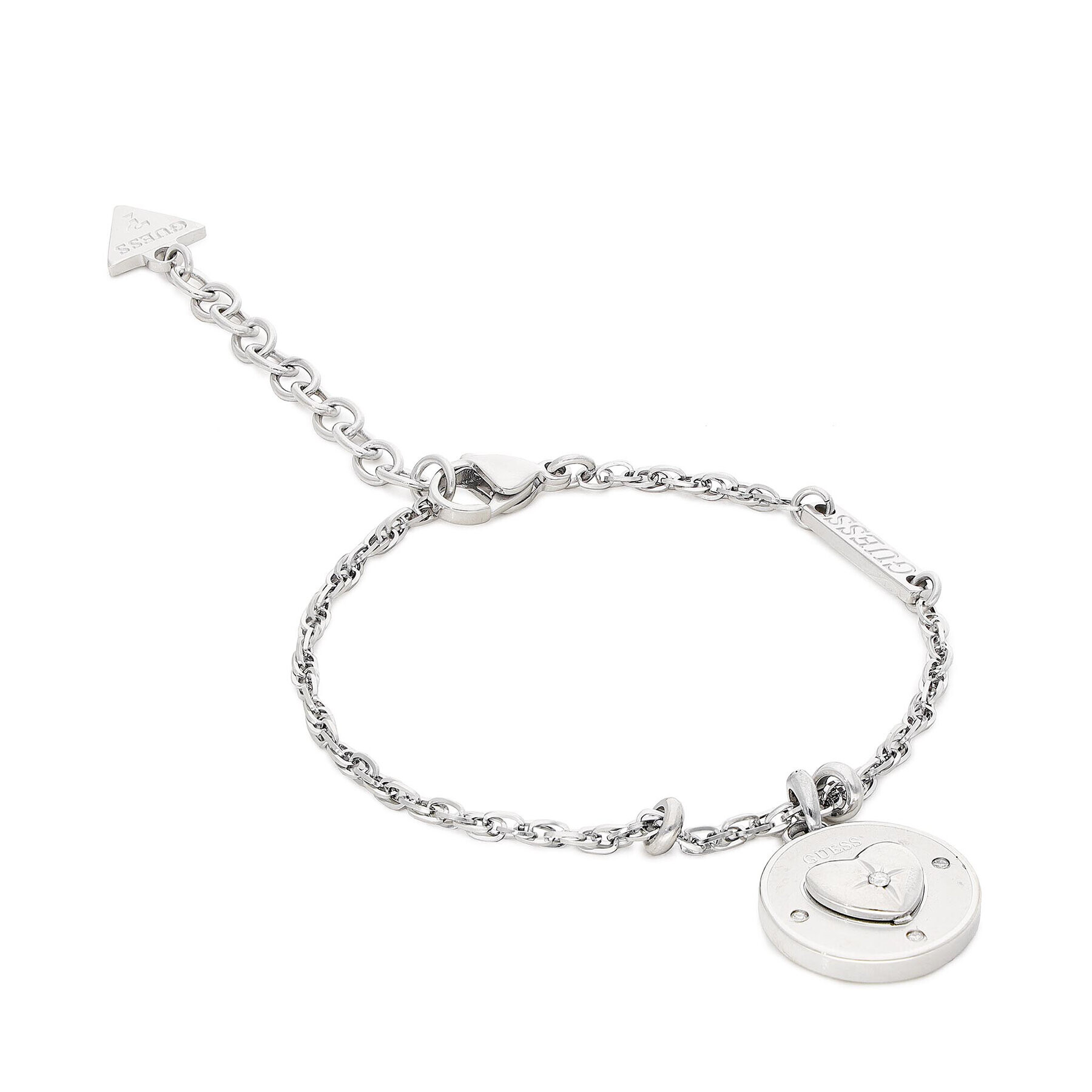 Guess Гривна JUBB01 439JW Сребрист - Pepit.bg
