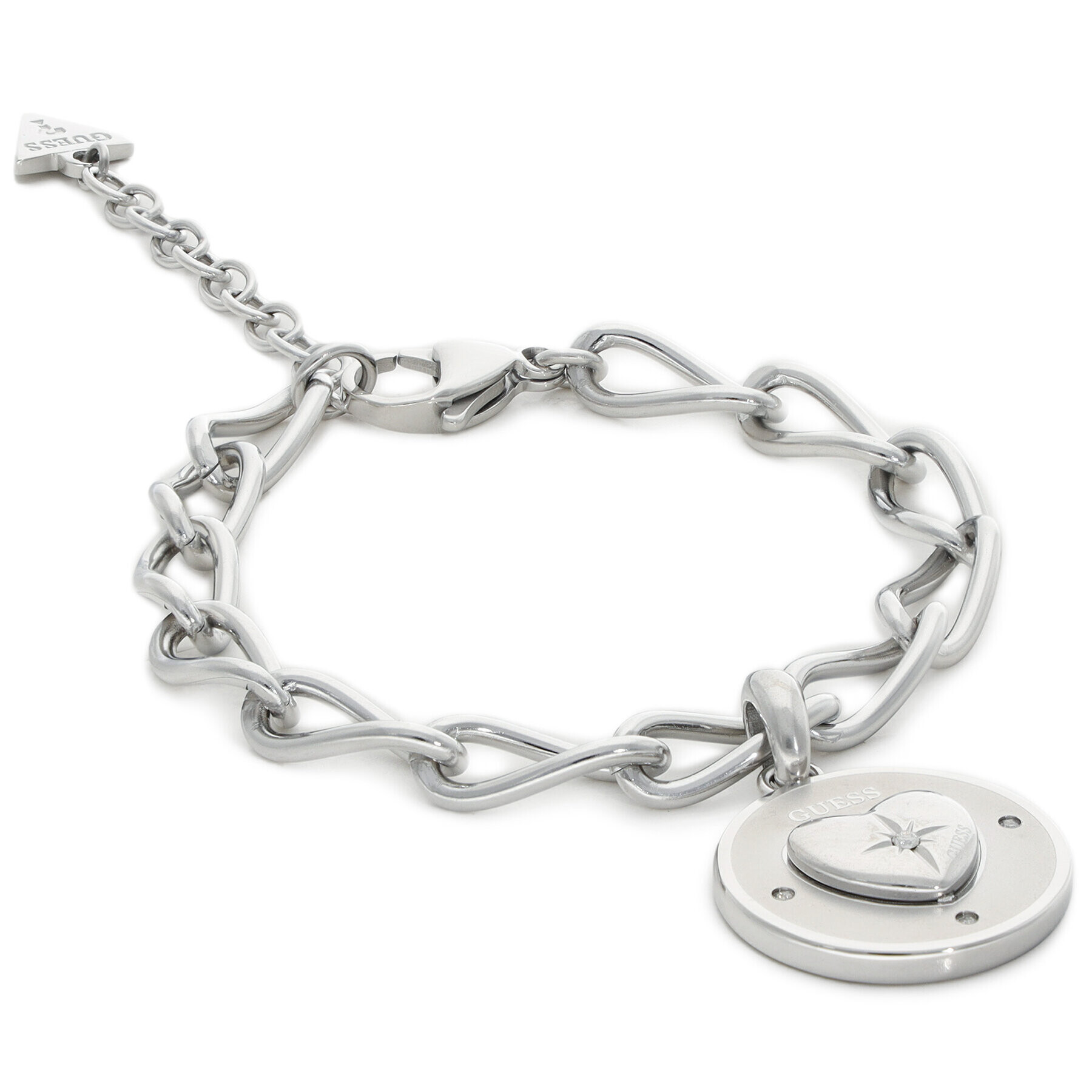 Guess Гривна JUBB01 440JW Сребрист - Pepit.bg