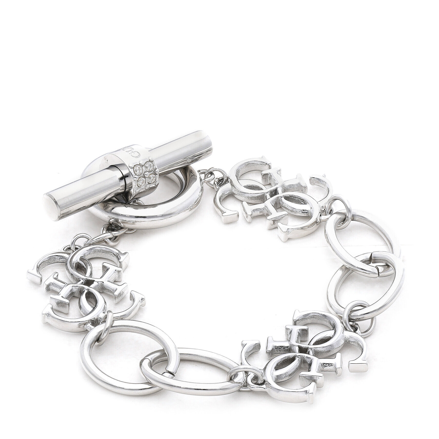 Guess Гривна JUBB01 474JW Сребрист - Pepit.bg