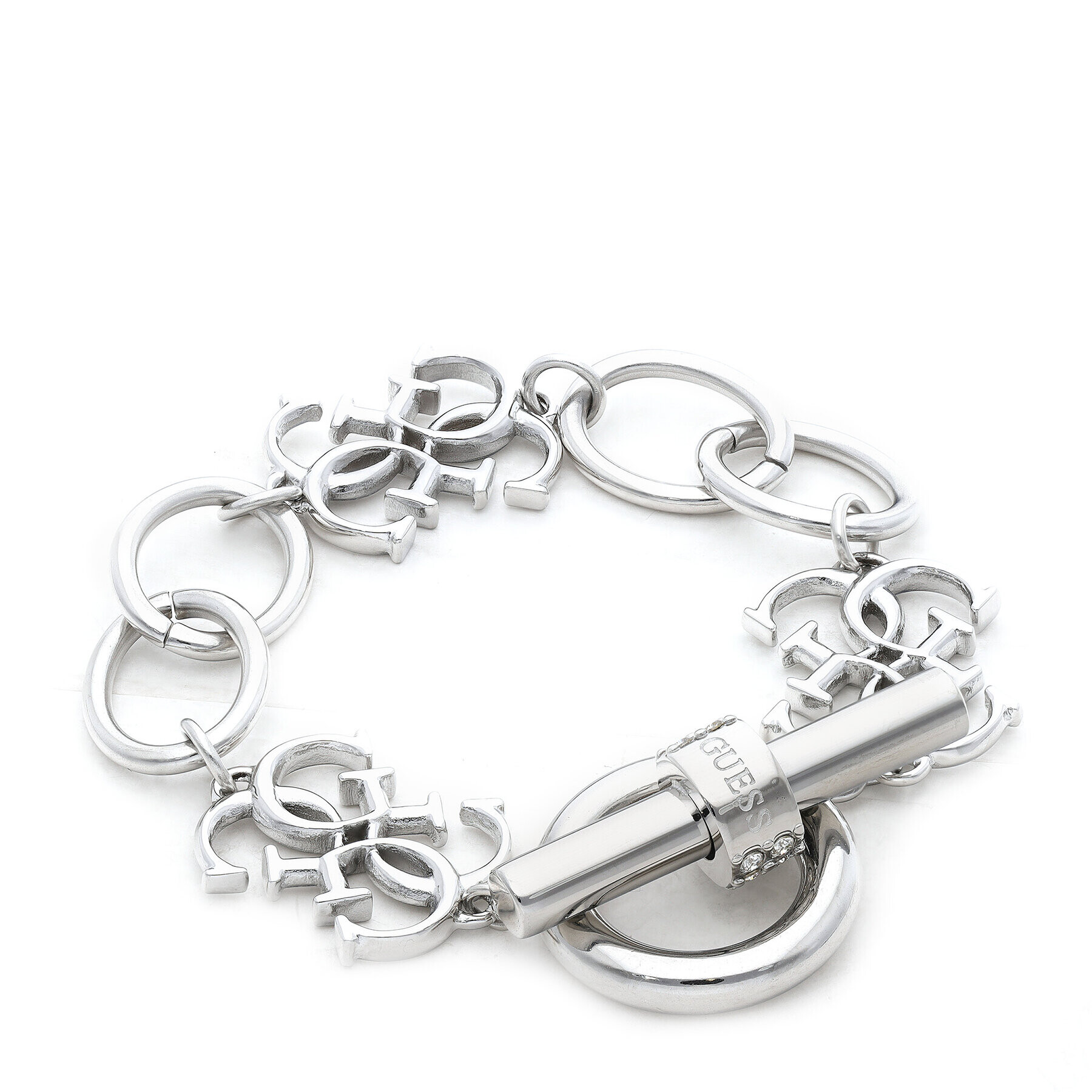 Guess Гривна JUBB01 474JW Сребрист - Pepit.bg