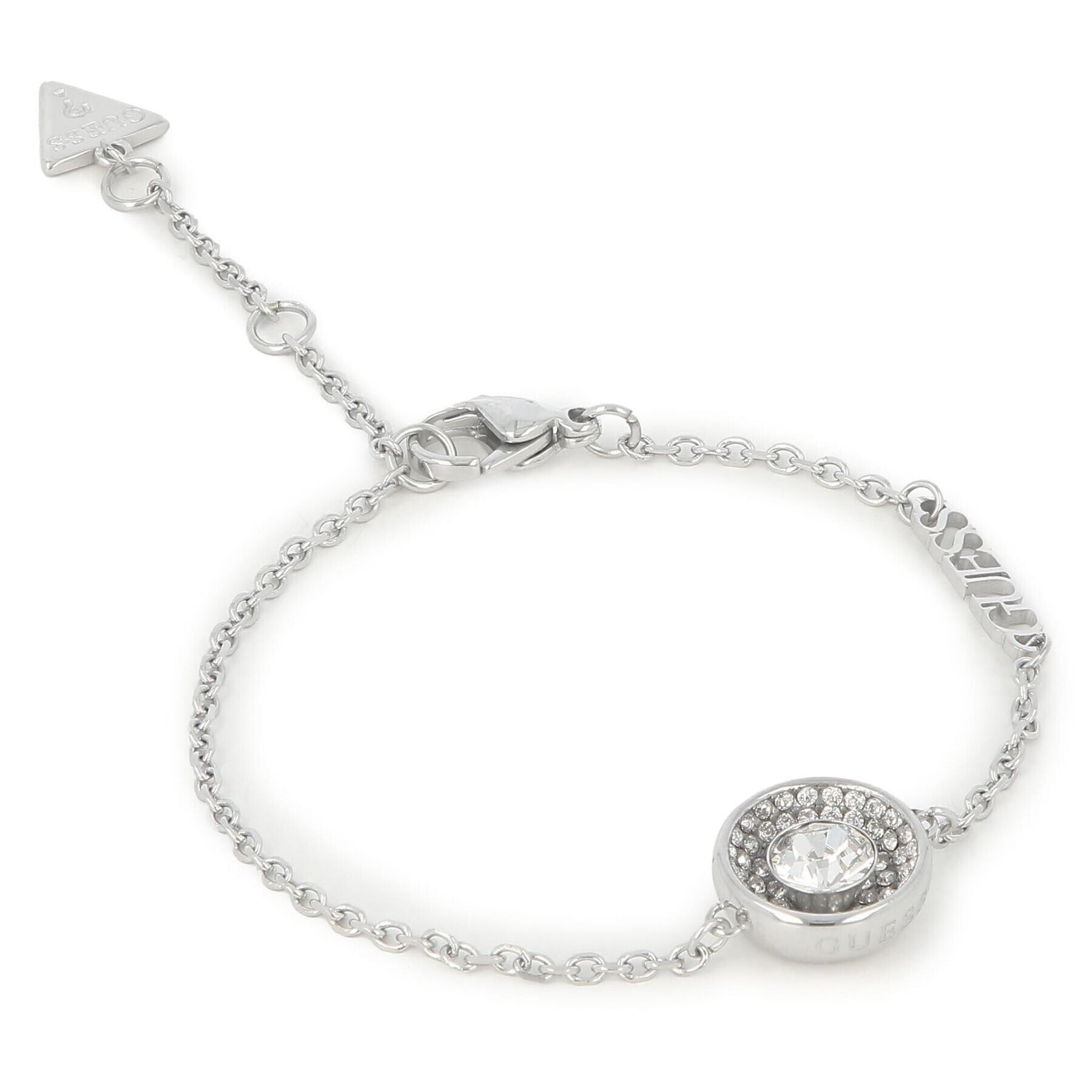 Guess Гривна JUBB03 399JW Сребрист - Pepit.bg