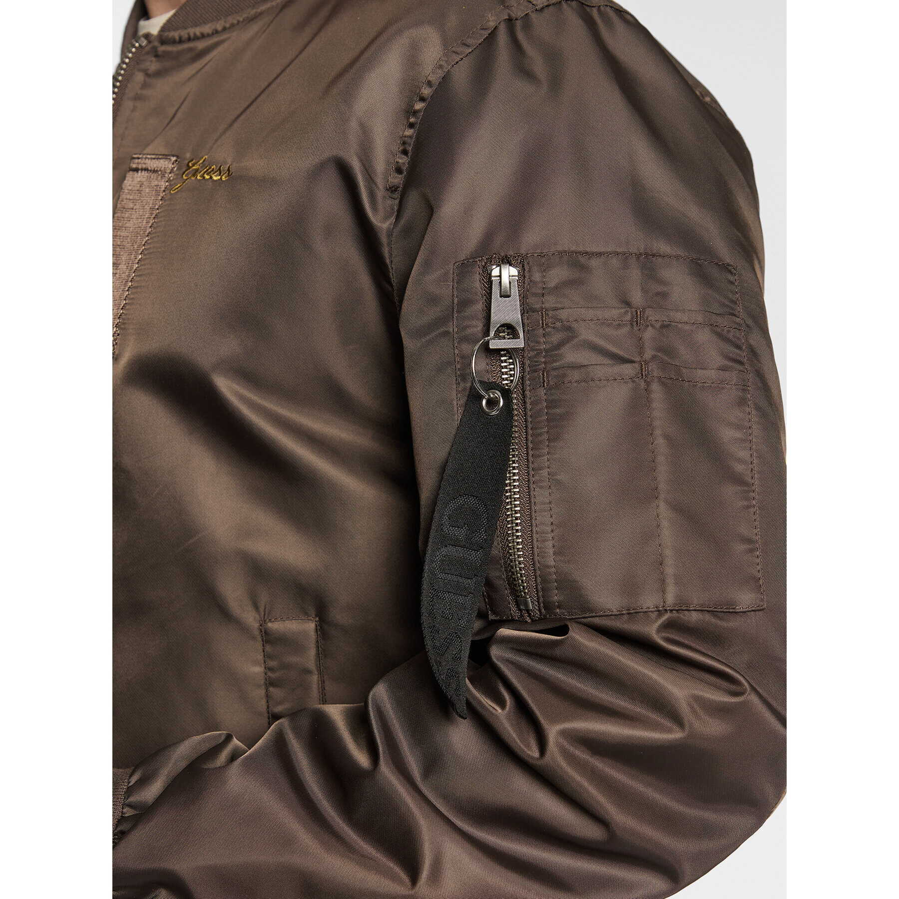 Guess Яке бомбър Exo M2GL35 W8550 Кафяв Regular Fit - Pepit.bg