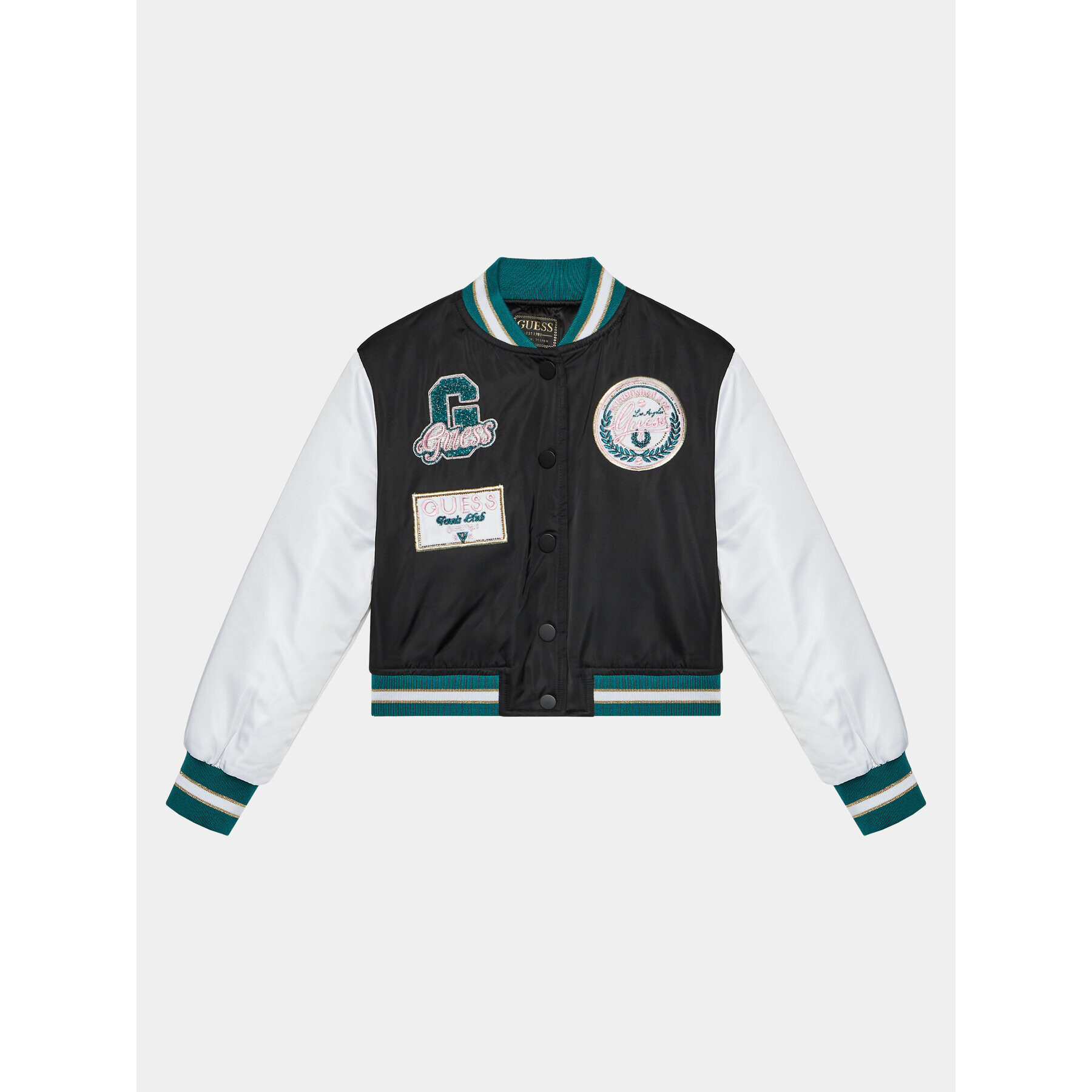 Guess Яке бомбър J4RL01 WFYU0 Черен Regular Fit - Pepit.bg