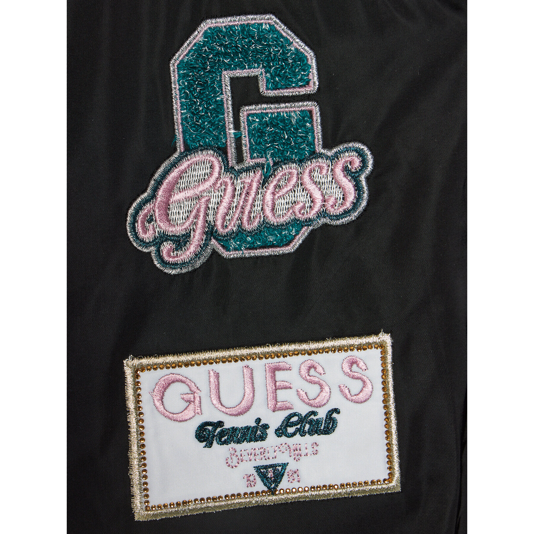 Guess Яке бомбър J4RL01 WFYU0 Черен Regular Fit - Pepit.bg