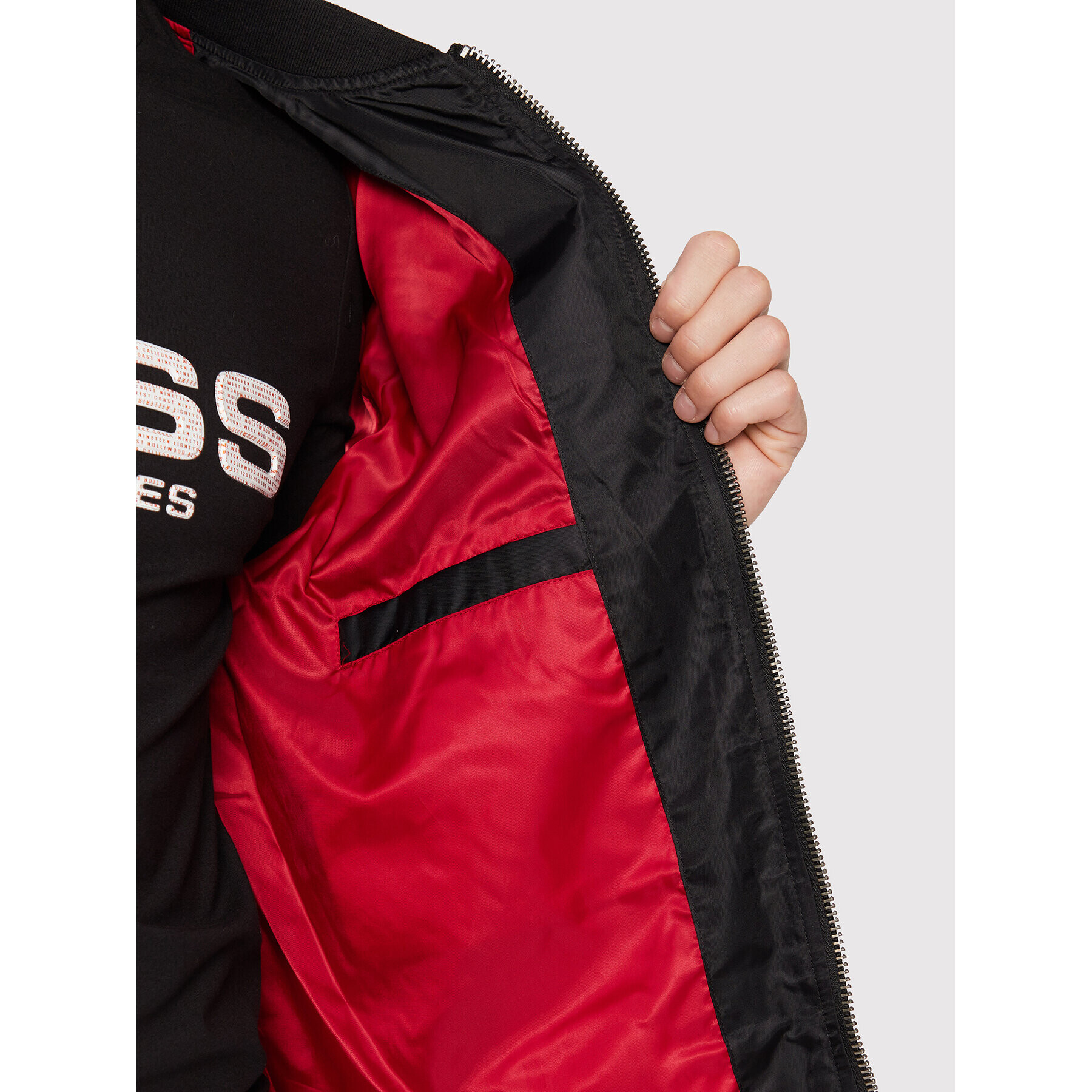 Guess Яке бомбър M2GL35 W8550 Черен Regular Fit - Pepit.bg