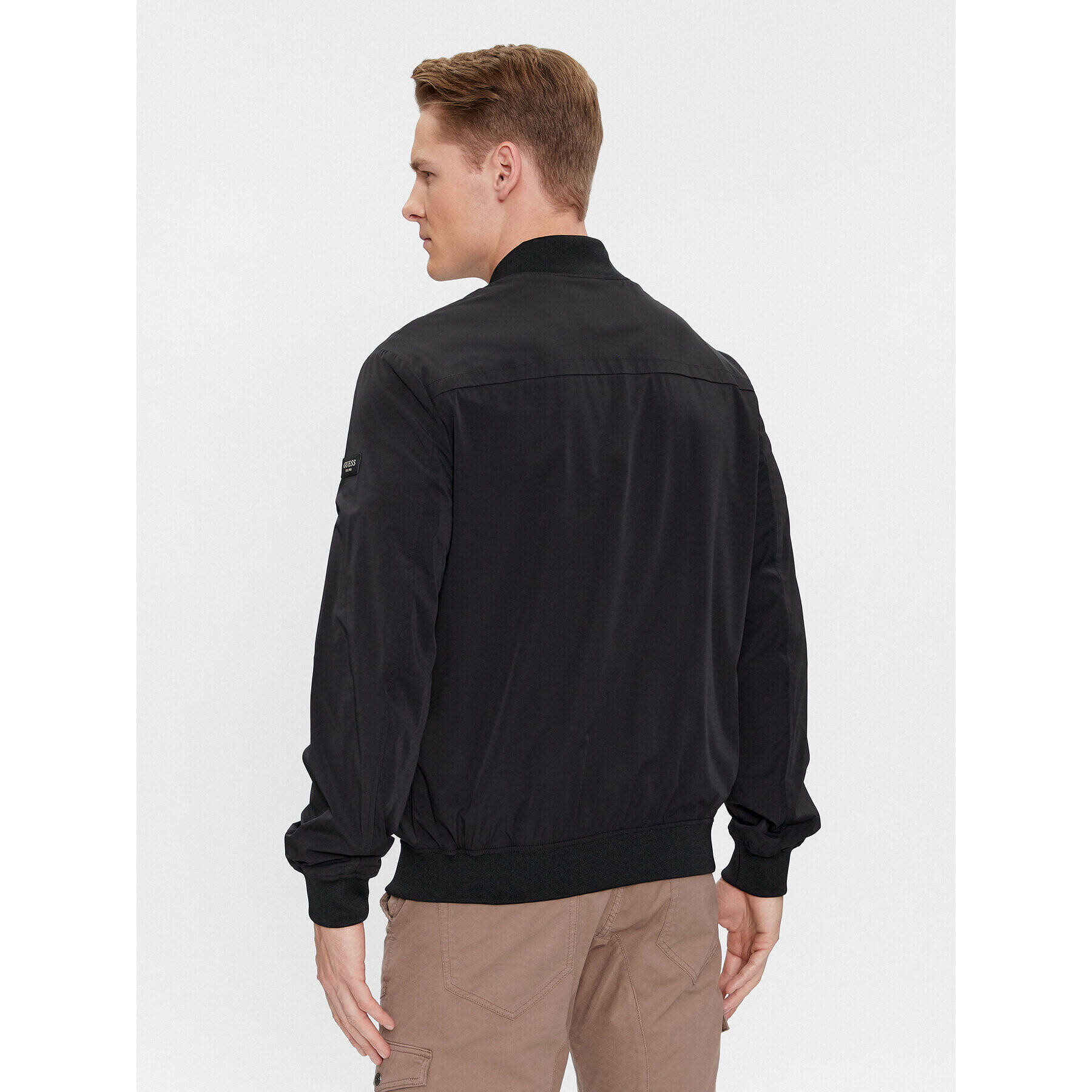 Guess Яке бомбър Tech Strerch M4RL02 WFVY2 Черен Regular Fit - Pepit.bg