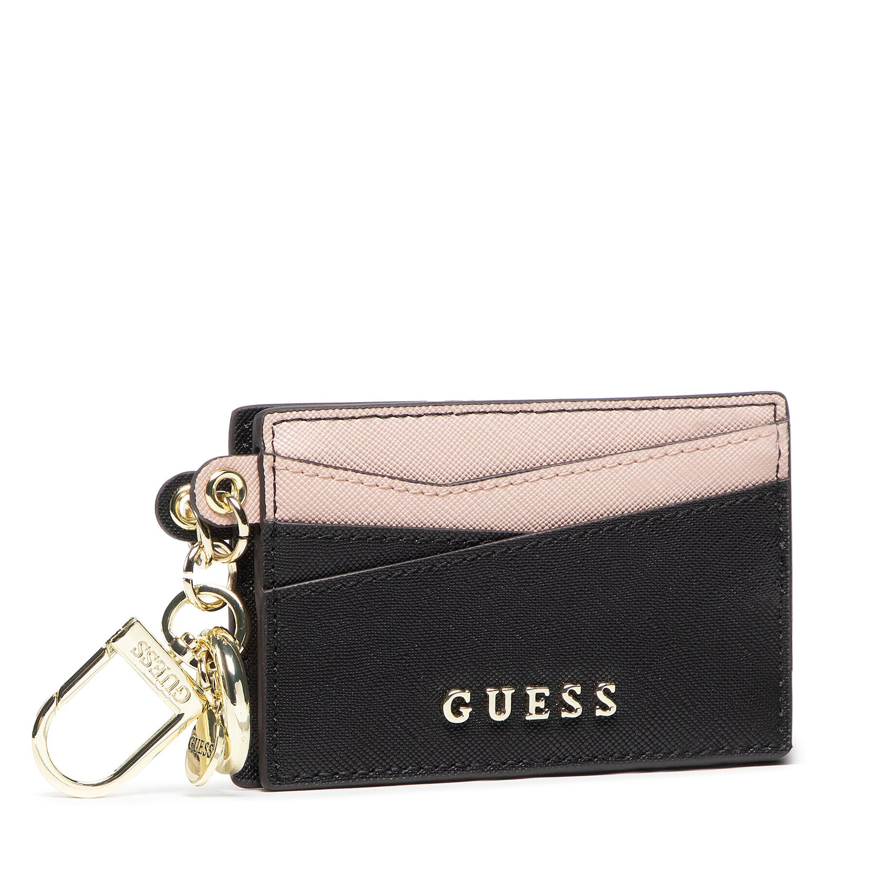 Guess Калъф за кредитни карти Card Case Mirror Keychain RW7410 P2101 Черен - Pepit.bg