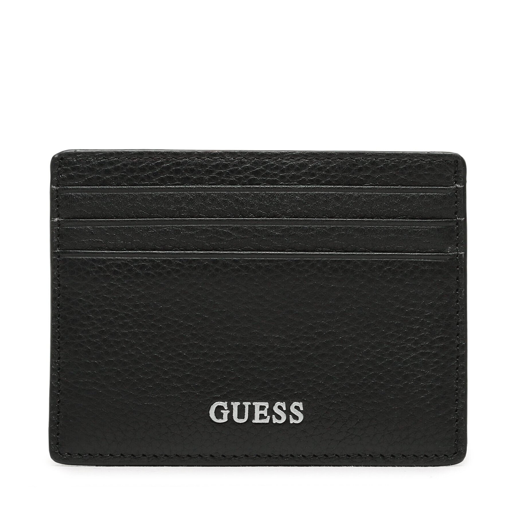 Guess Калъф за кредитни карти Riviera Slg SMRIVI LEA25 Черен - Pepit.bg