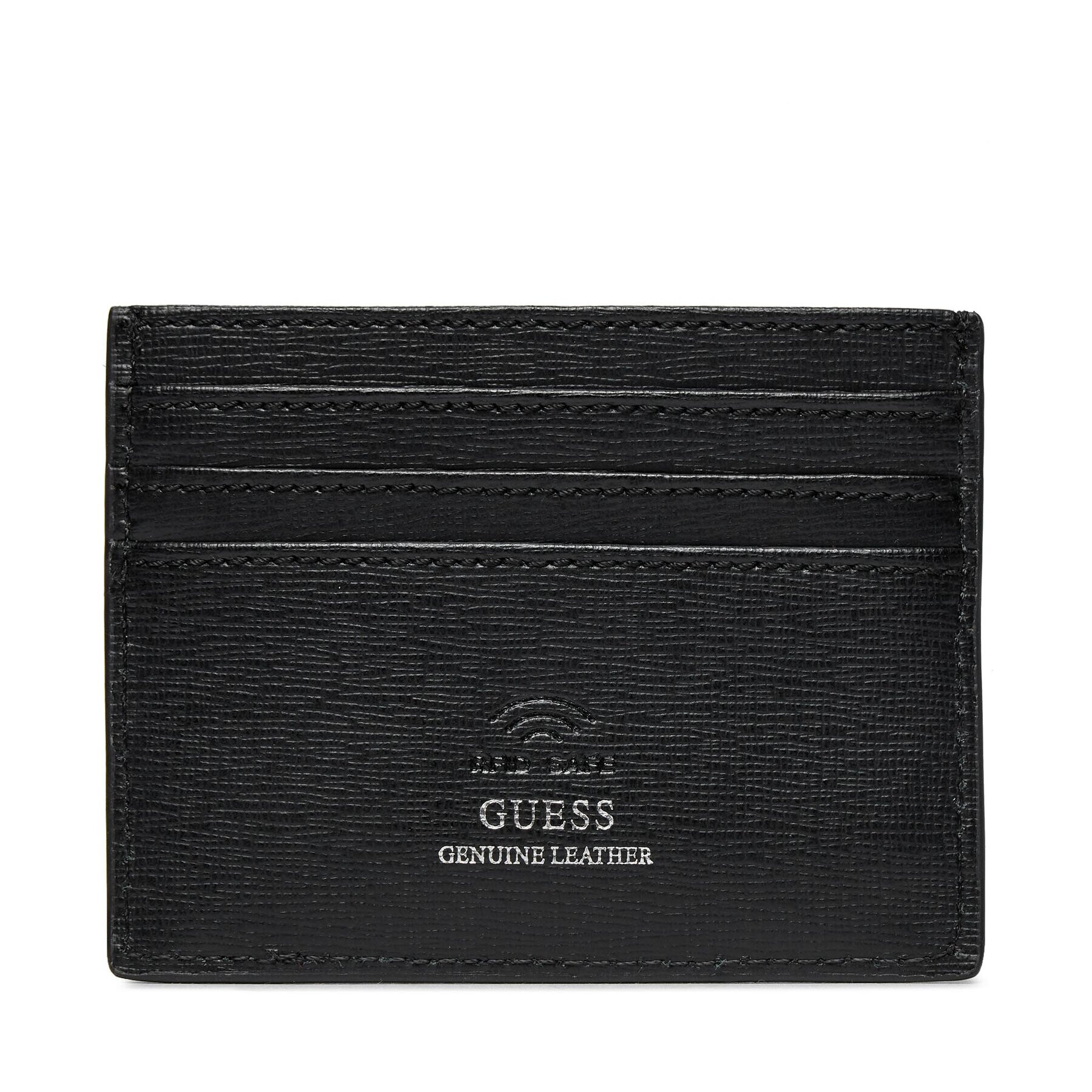 Guess Калъф за кредитни карти SMCSLE LEA25 Черен - Pepit.bg