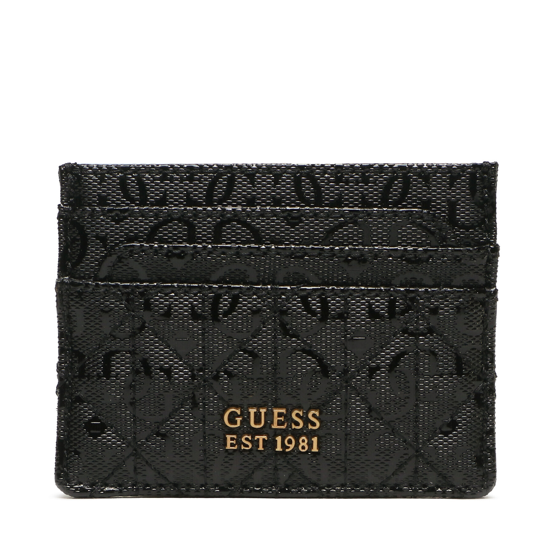 Guess Калъф за кредитни карти SWGB89 87350 Черен - Pepit.bg