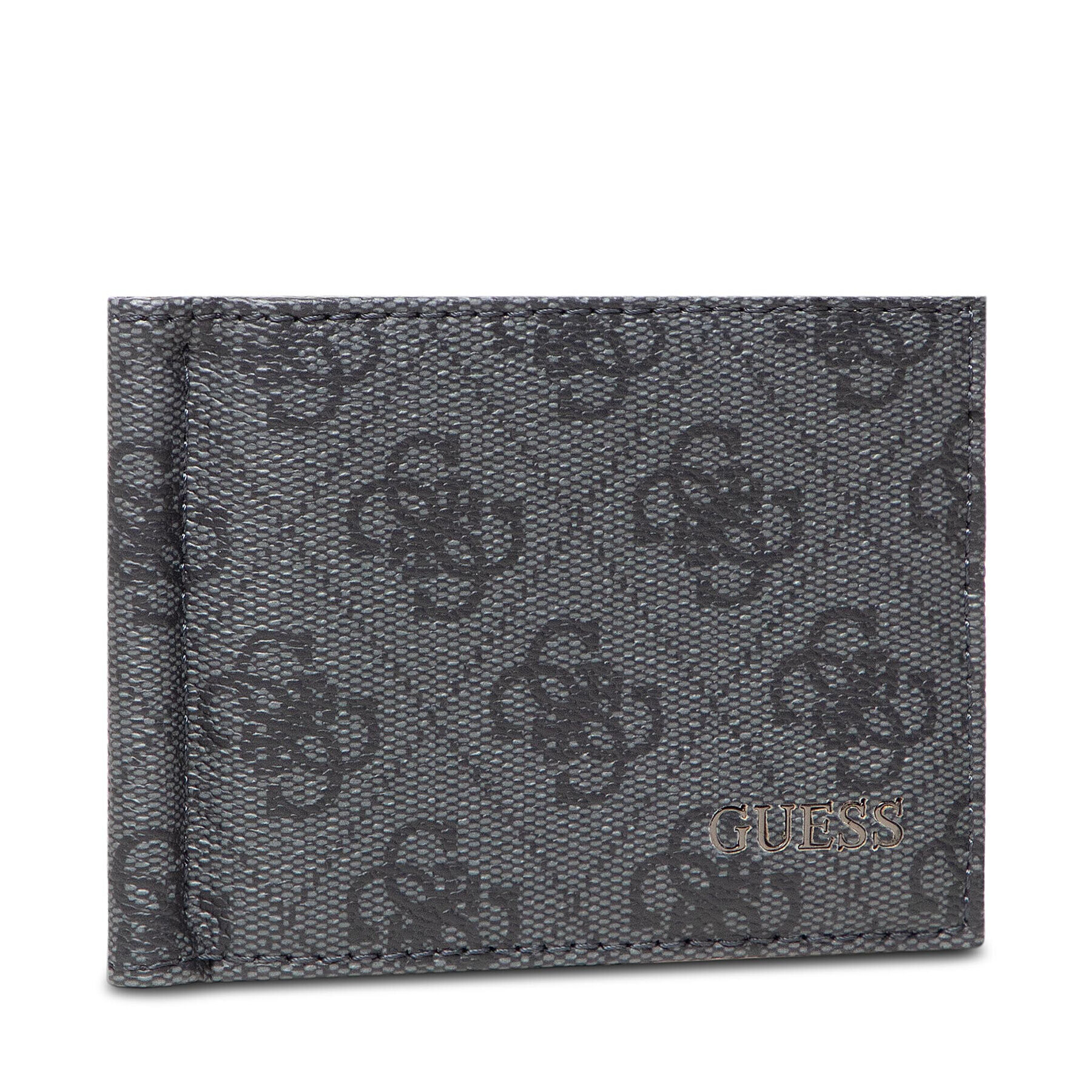 Guess Калъф за кредитни карти Vezzola (4G Logo Basique) Slg SMVEZL LEA23 Сив - Pepit.bg