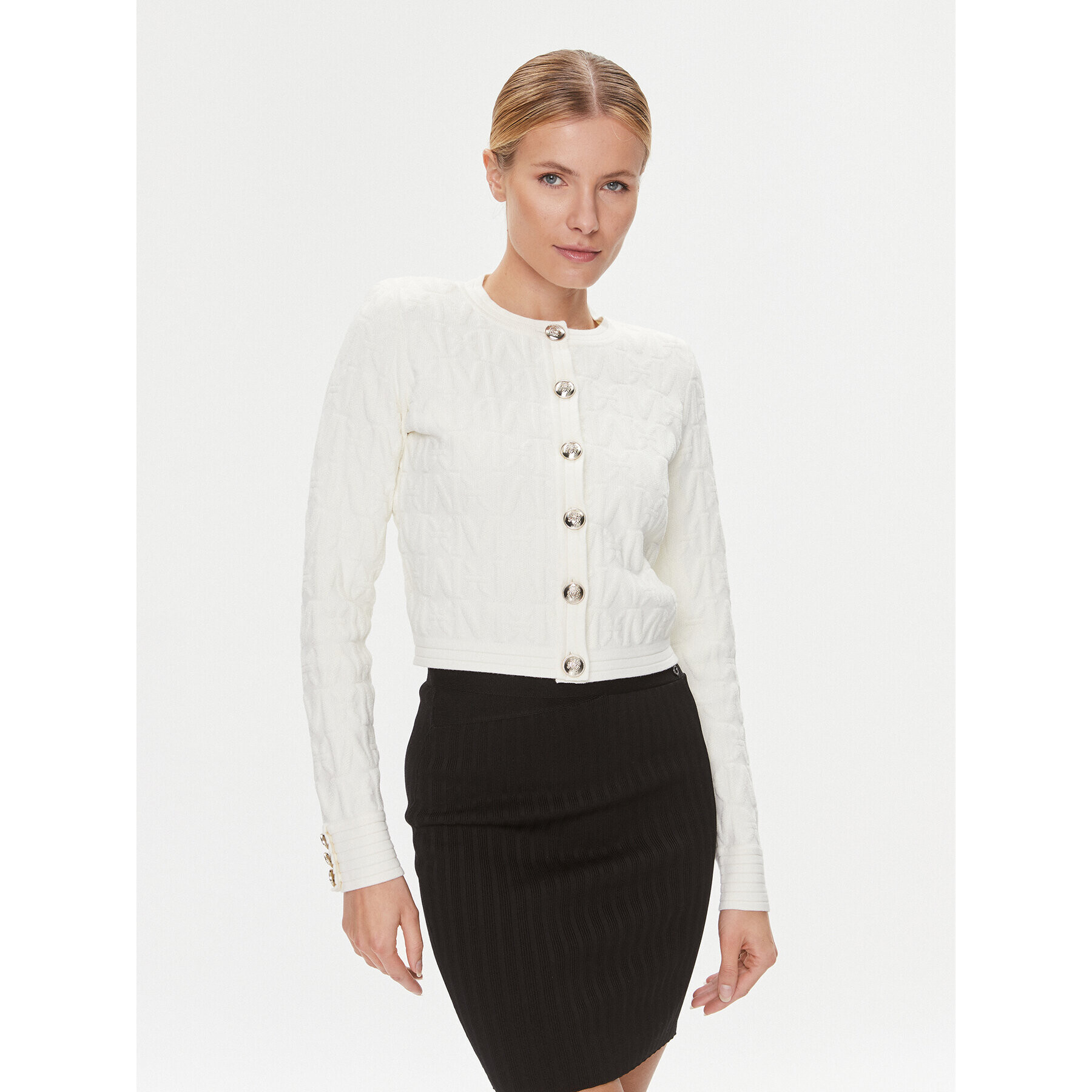 Guess Кардиган 4RGR00 5661Z Екрю Regular Fit - Pepit.bg