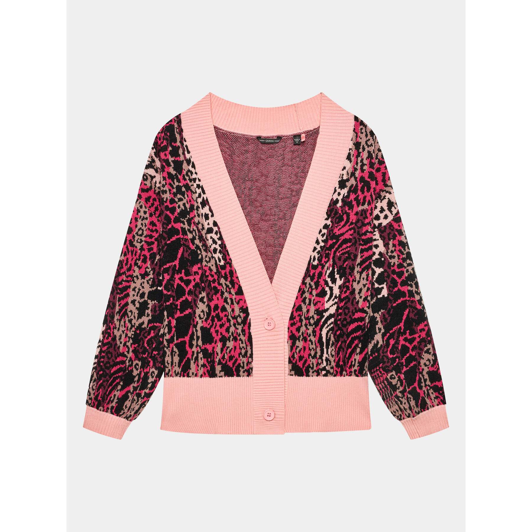 Guess Кардиган J3BR07 Z3AH0 Розов Regular Fit - Pepit.bg