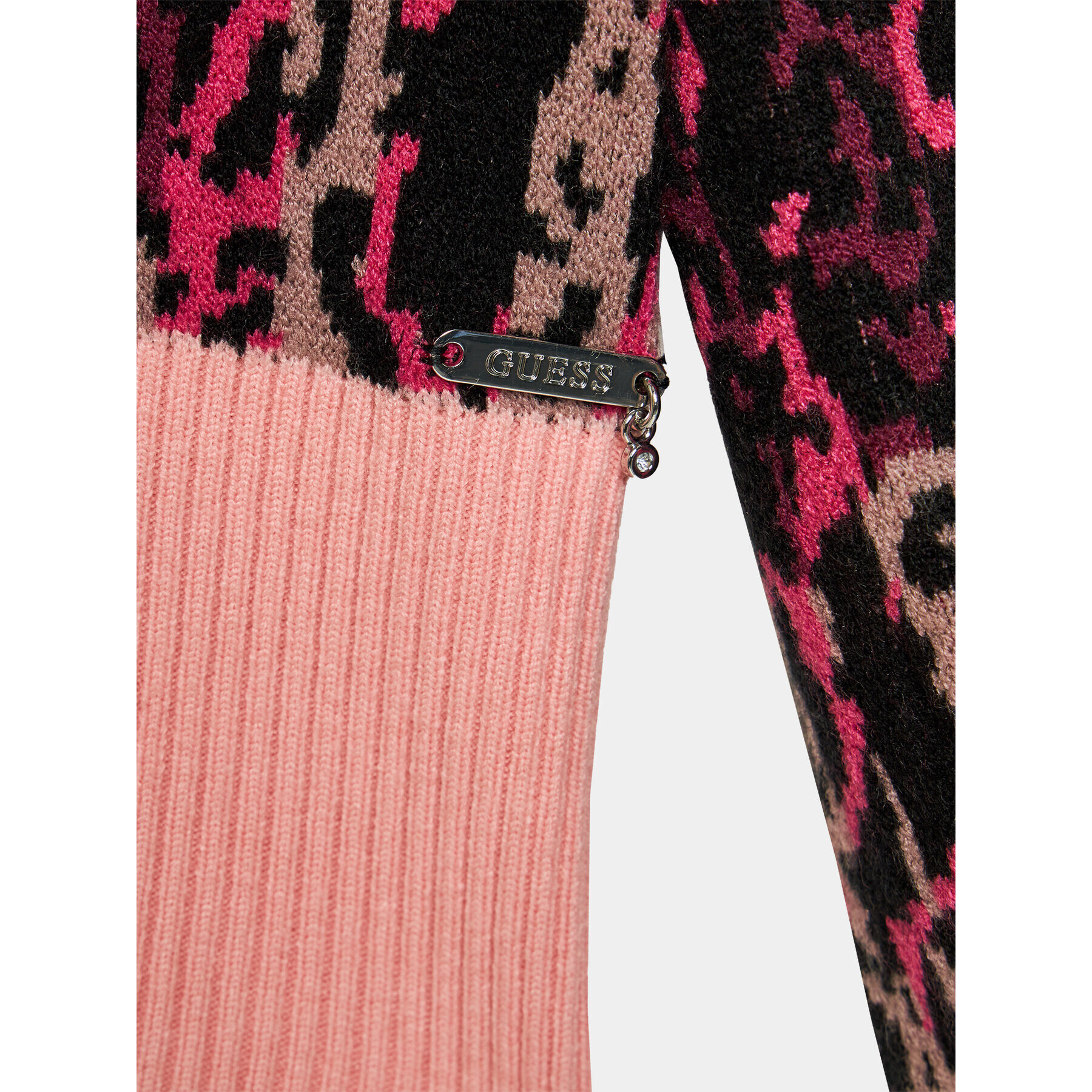 Guess Кардиган J3BR07 Z3AH0 Розов Regular Fit - Pepit.bg