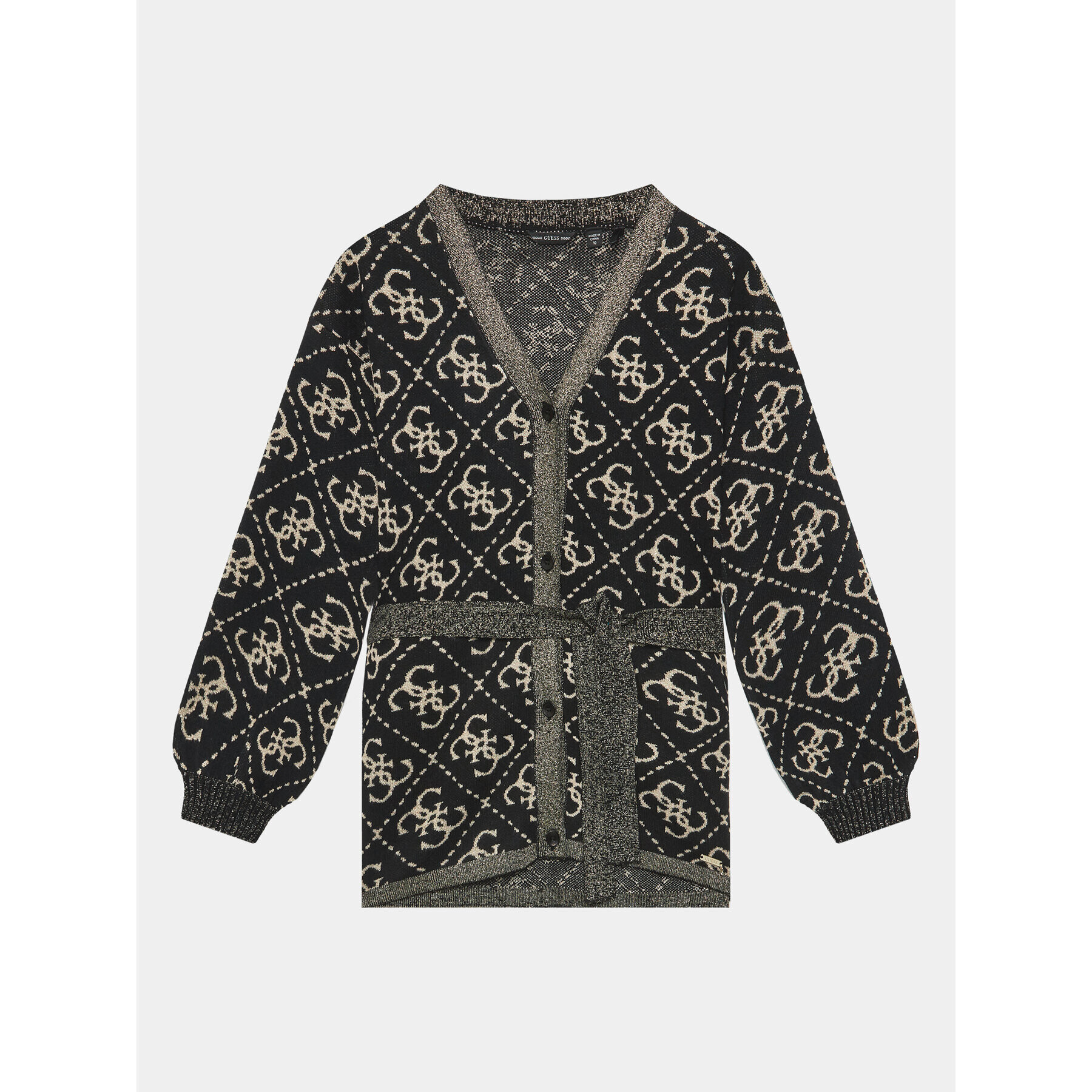 Guess Кардиган J3BR12 Z39N0 Черен Regular Fit - Pepit.bg