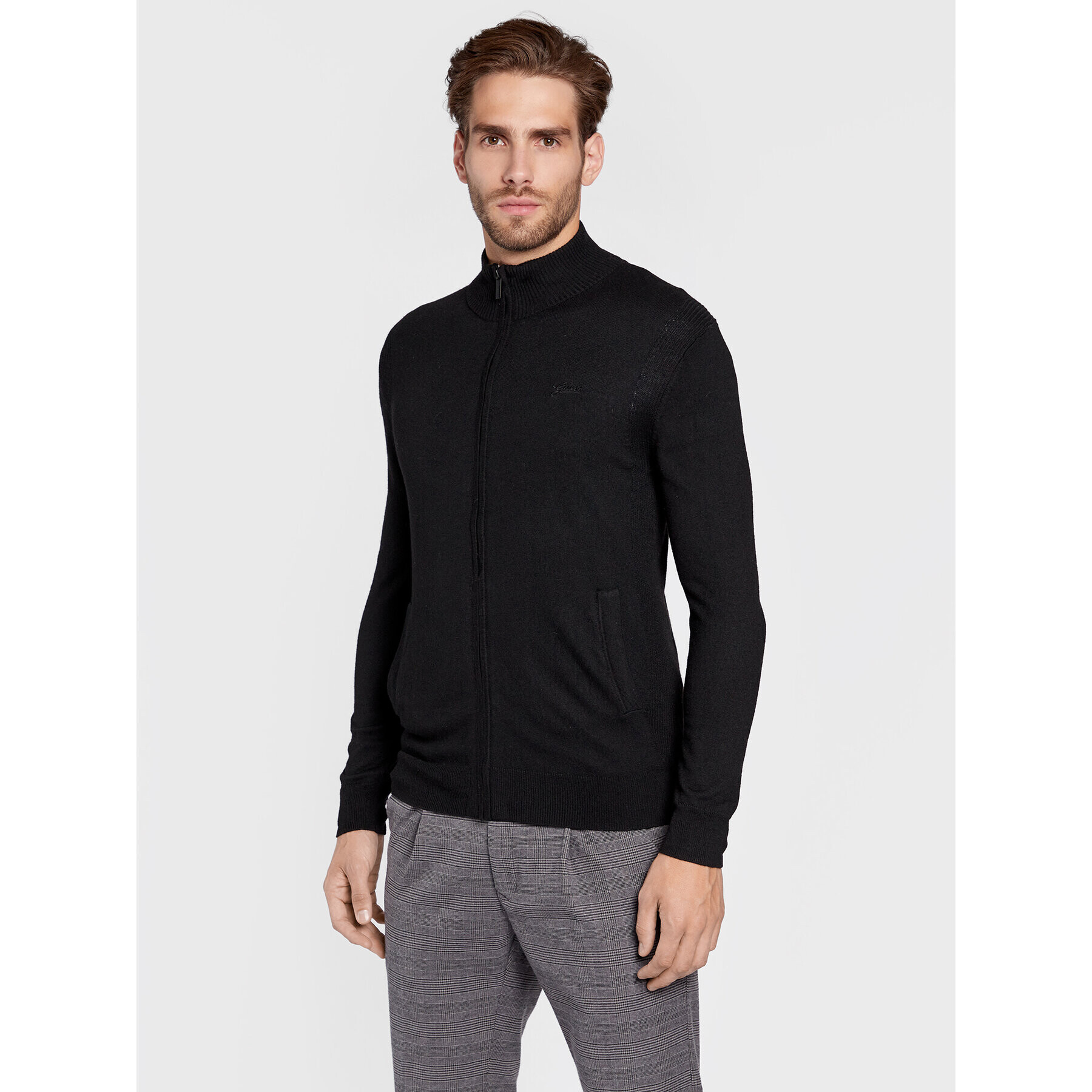 Guess Кардиган Peers M2BR07 Z3142 Черен Regular Fit - Pepit.bg