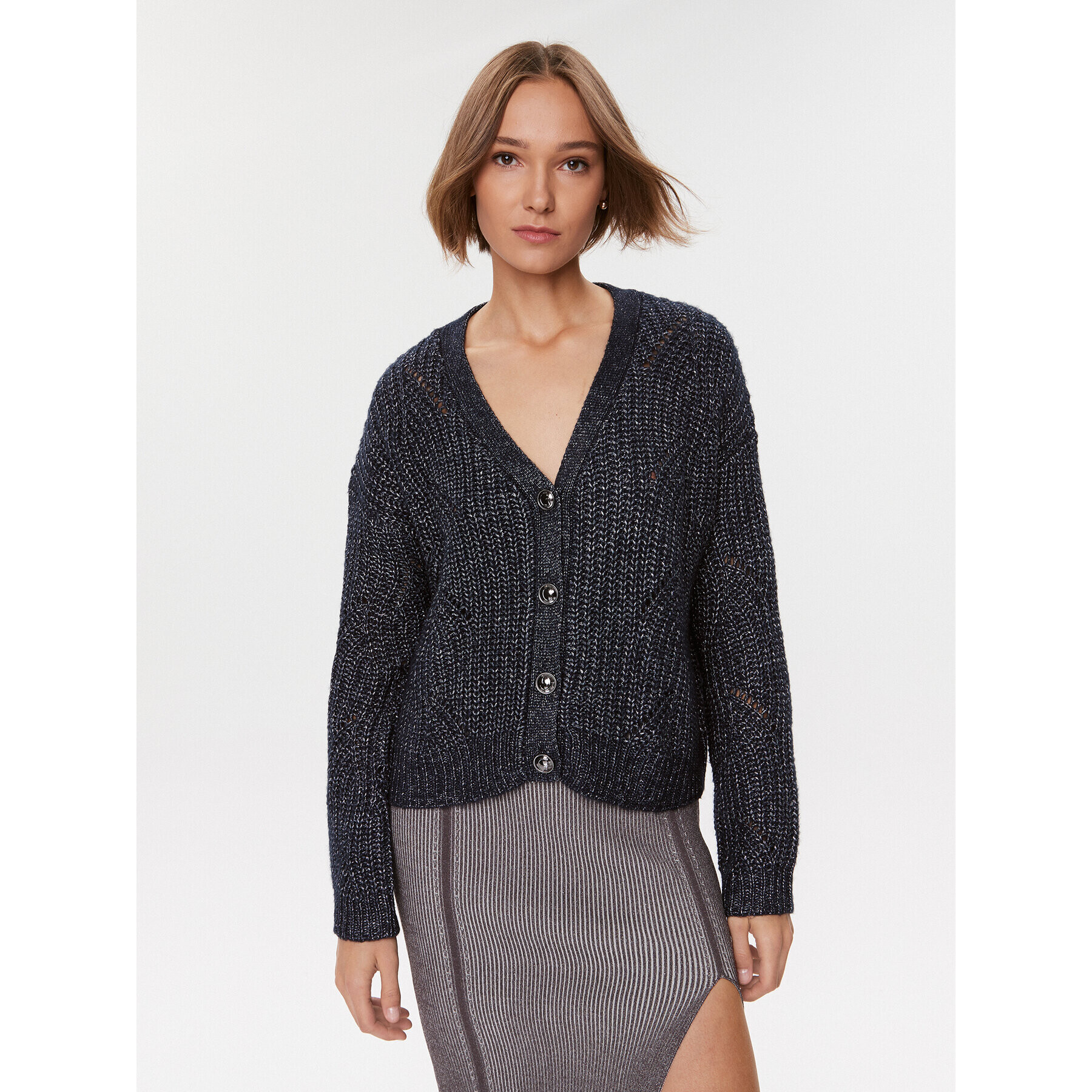 Guess Кардиган W3BR47 Z3970 Син Regular Fit - Pepit.bg