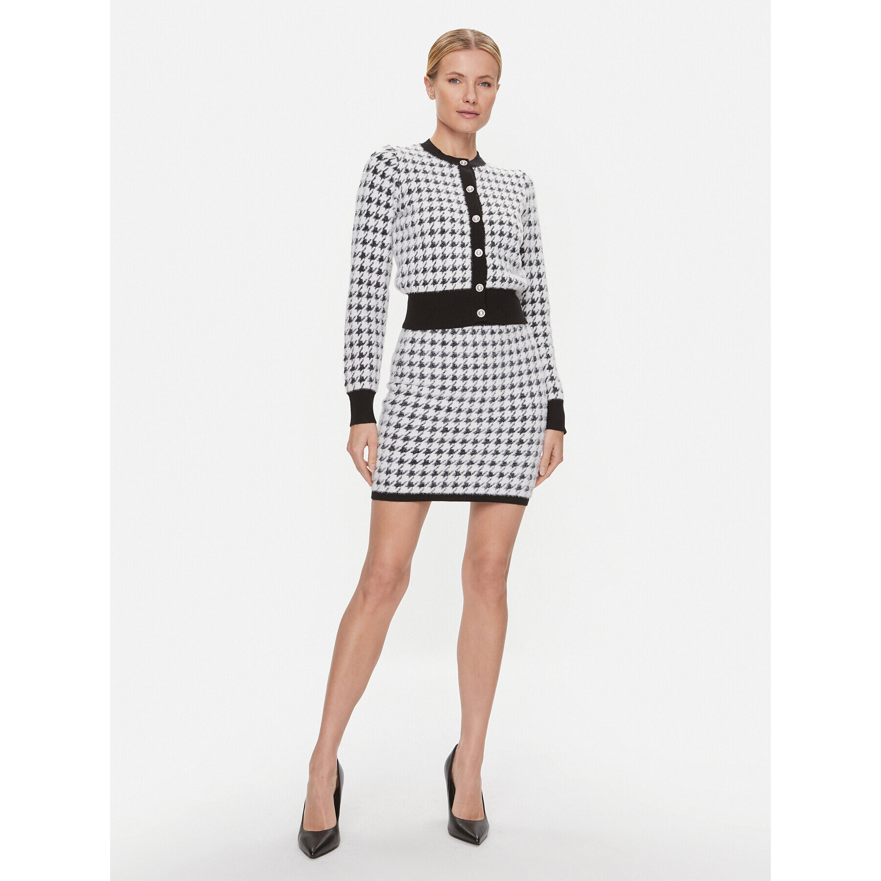 Guess Кардиган W4RR19 Z3DA0 Черен Regular Fit - Pepit.bg
