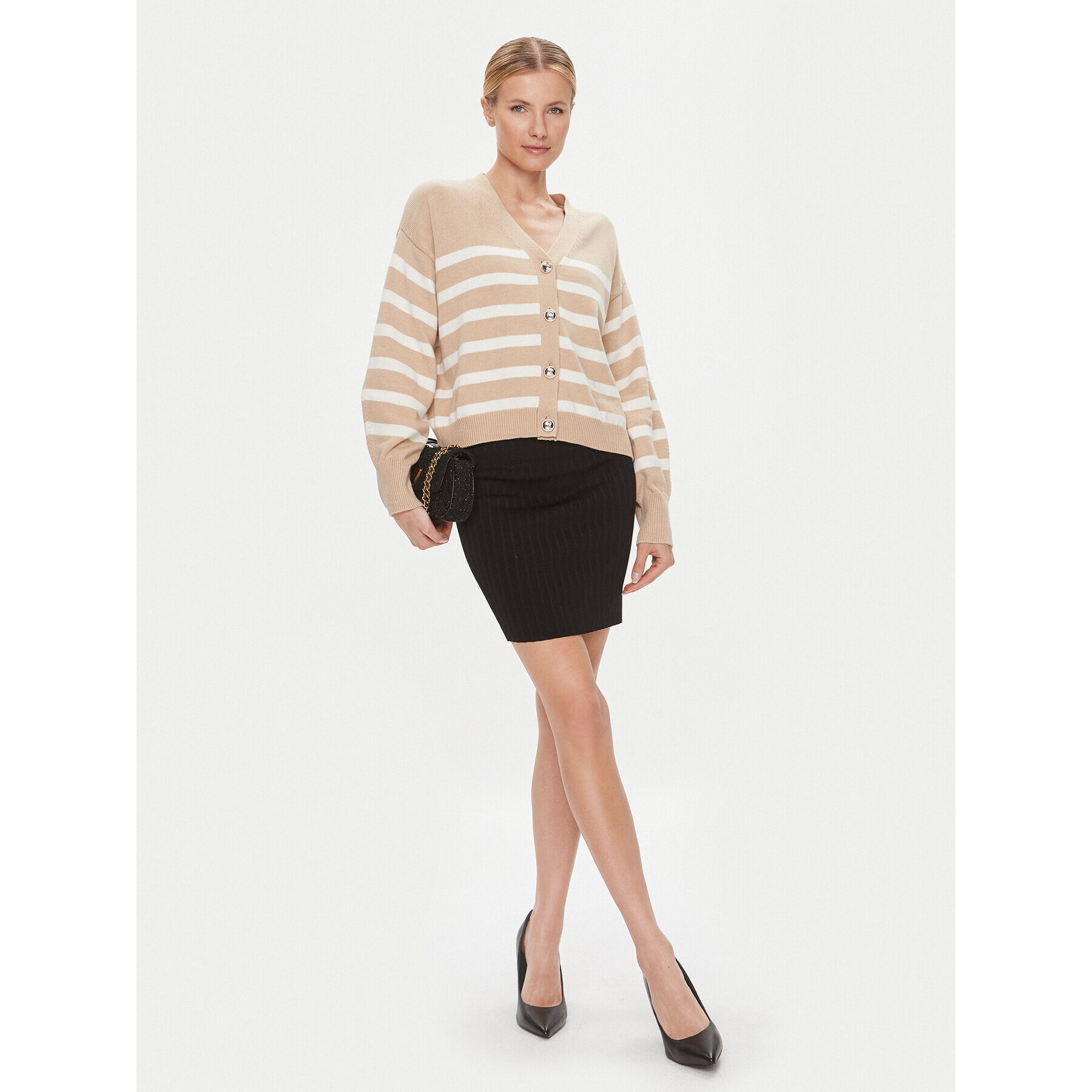 Guess Кардиган W4RR56 Z37L1 Бежов Regular Fit - Pepit.bg