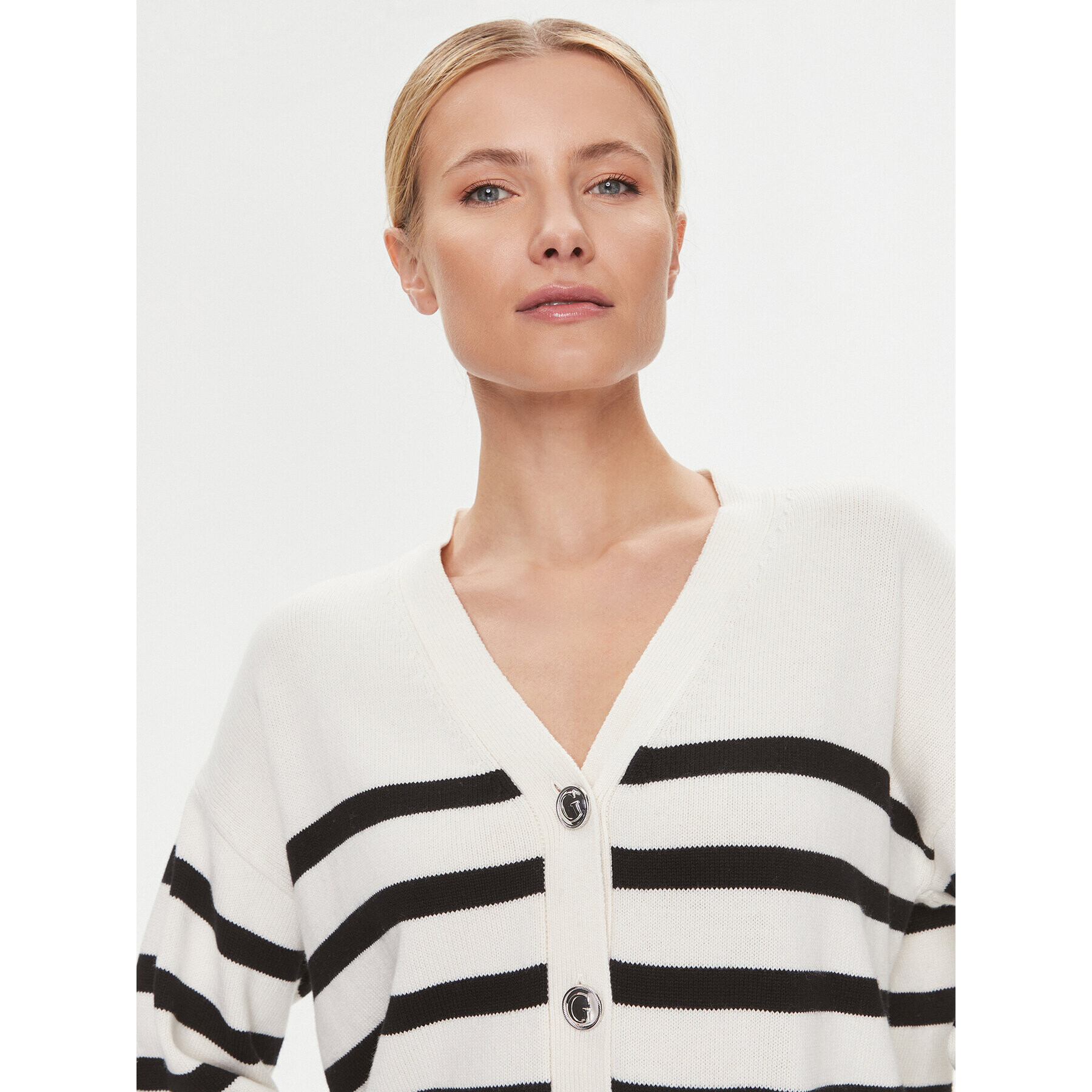 Guess Кардиган W4RR56 Z37L1 Екрю Regular Fit - Pepit.bg