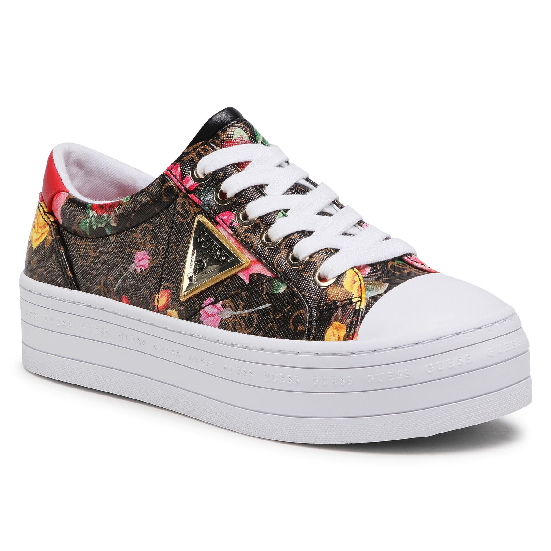 Guess Кецове Brodey3 FL5YB3 FAL12 Кафяв - Pepit.bg