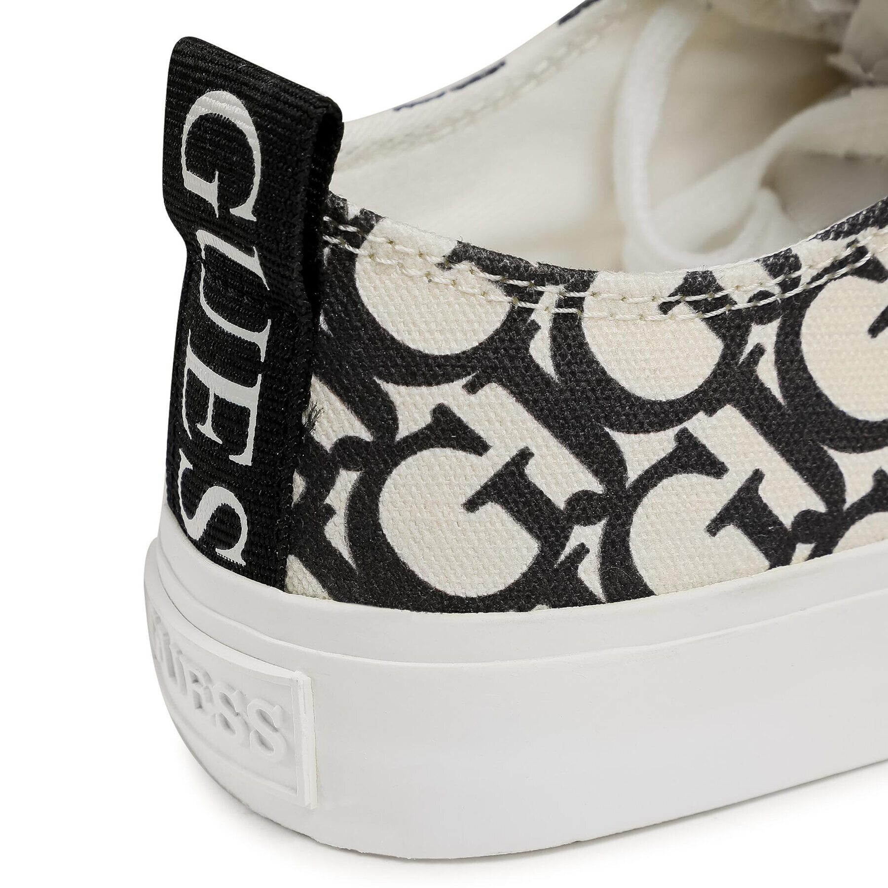 Guess Кецове Ederla Low Cut FL5ERL FAL12 Черен - Pepit.bg