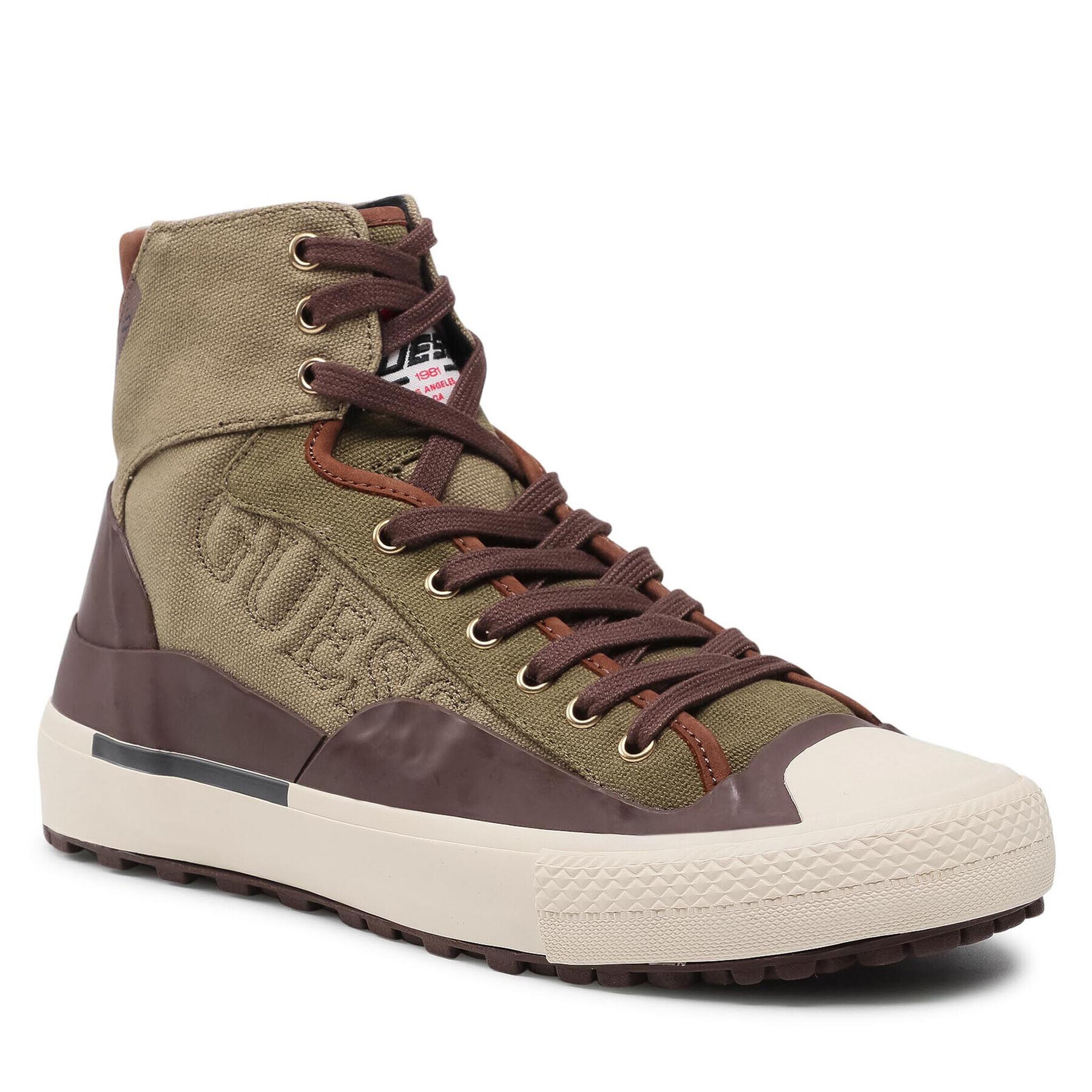 Guess Кецове Ederle Boot FM7EDB FAB12 Зелен - Pepit.bg