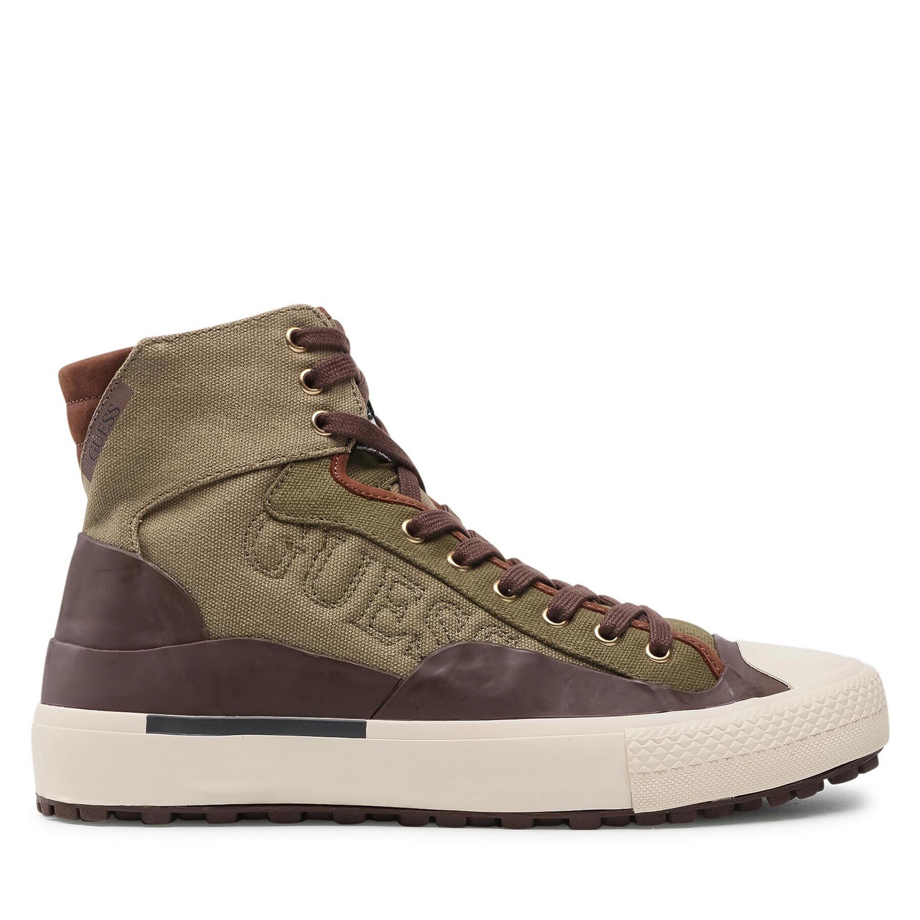 Guess Кецове Ederle Boot FM7EDB FAB12 Зелен - Pepit.bg