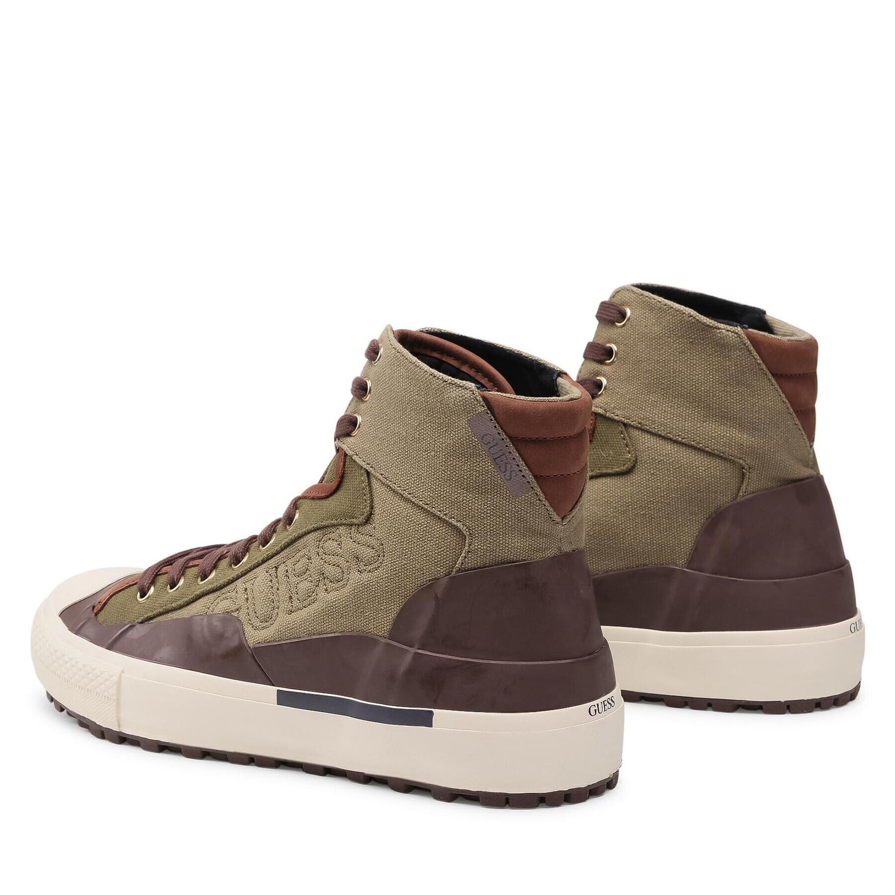 Guess Кецове Ederle Boot FM7EDB FAB12 Зелен - Pepit.bg