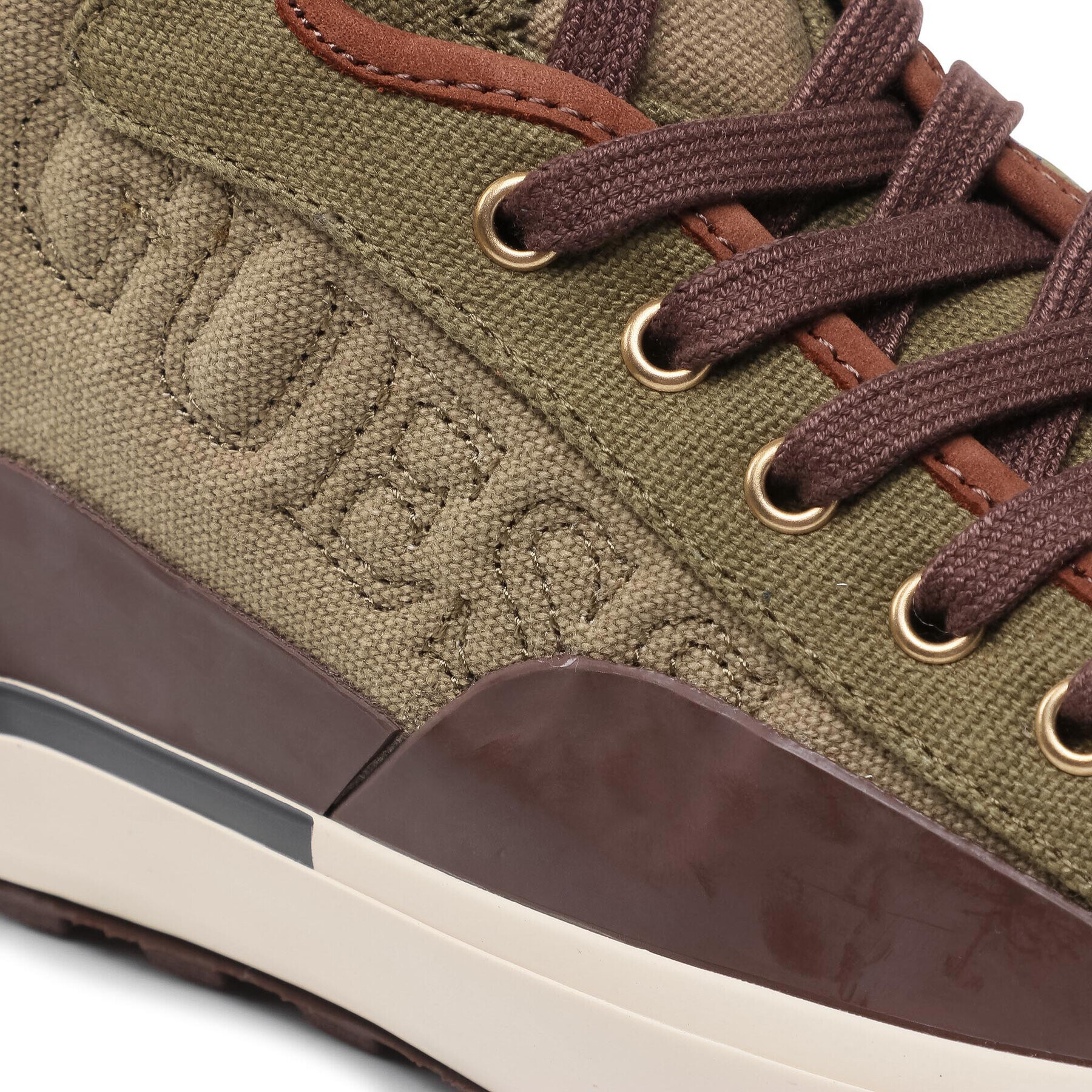 Guess Кецове Ederle Boot FM7EDB FAB12 Зелен - Pepit.bg