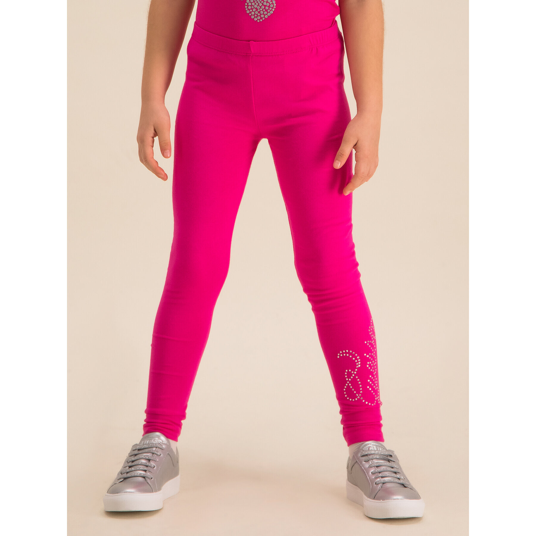 Guess Клин K71B51 K4UK0 Розов Slim Fit - Pepit.bg