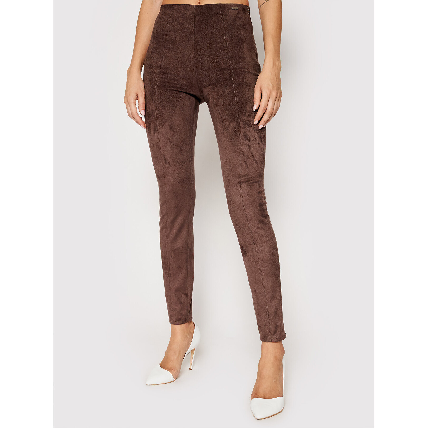Guess Клин Maya W1YB90 WE0L0 Кафяв Slim Fit - Pepit.bg