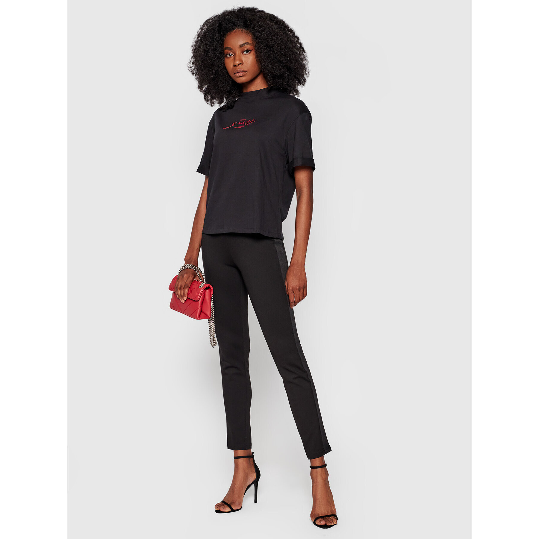 Guess Клин Serena W1YB33 K8RN0 Черен Slim Fit - Pepit.bg