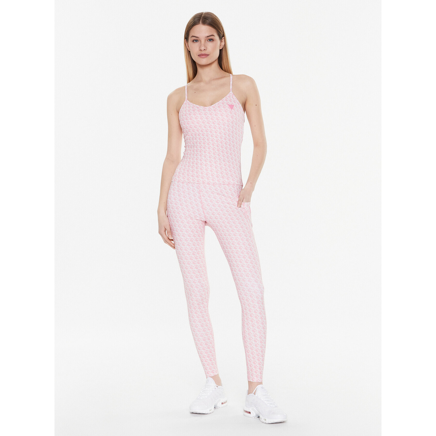 Guess Клин V3GB02 MC03W Розов Slim Fit - Pepit.bg