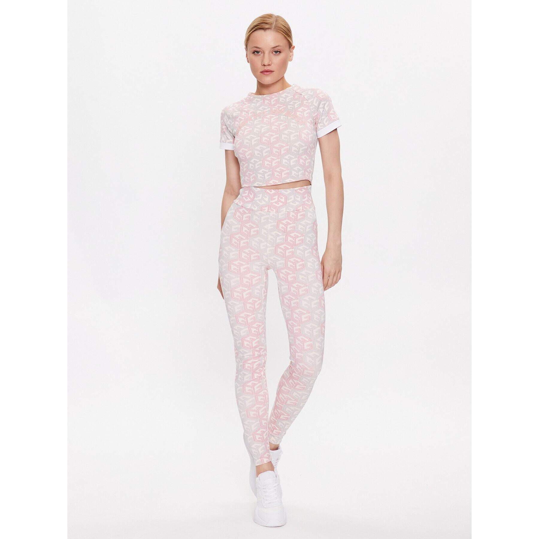 Guess Клин V3GB09 KBP41 Розов Slim Fit - Pepit.bg
