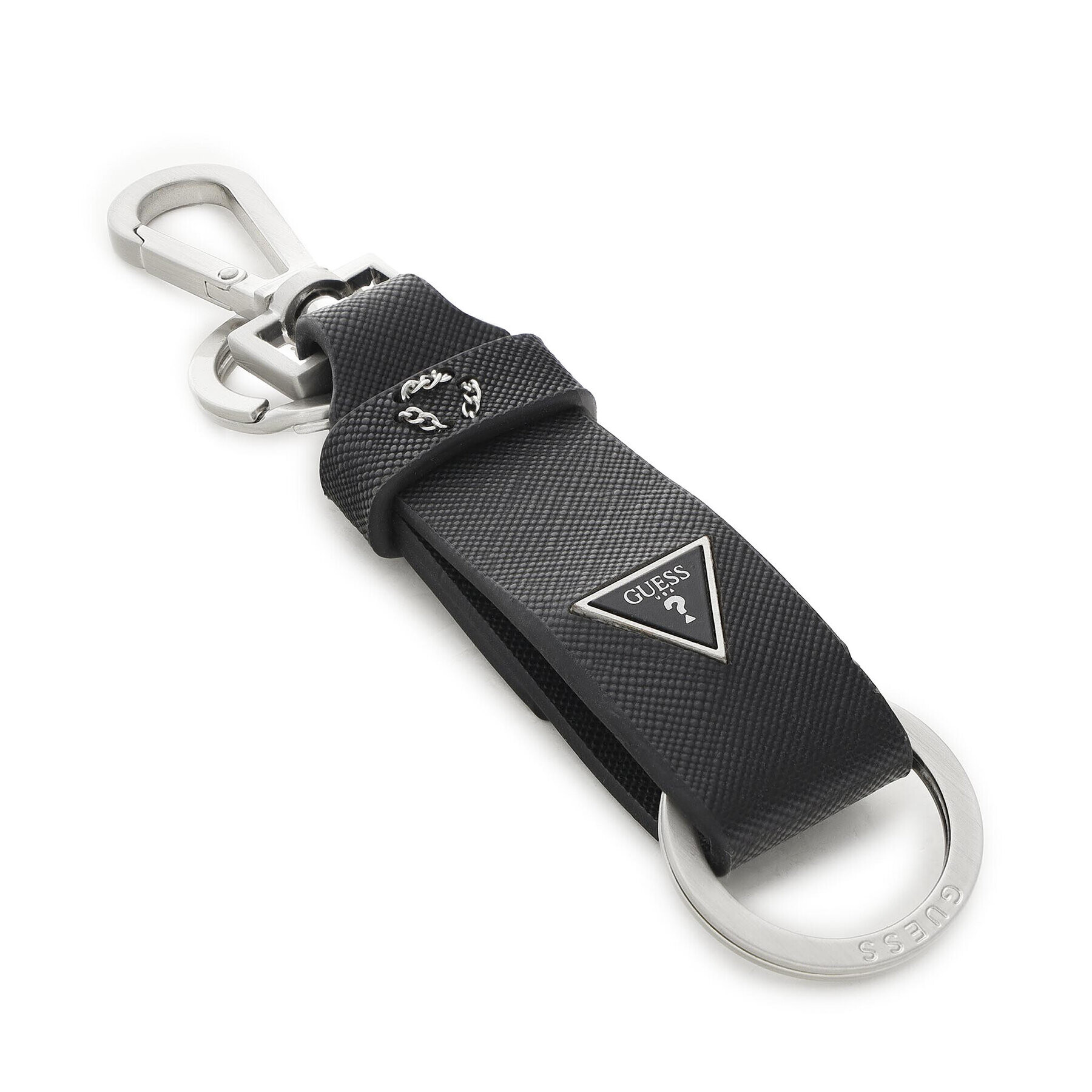 Guess Ключодържател Certosa Flat Keyring RMCERT P2201 Черен - Pepit.bg