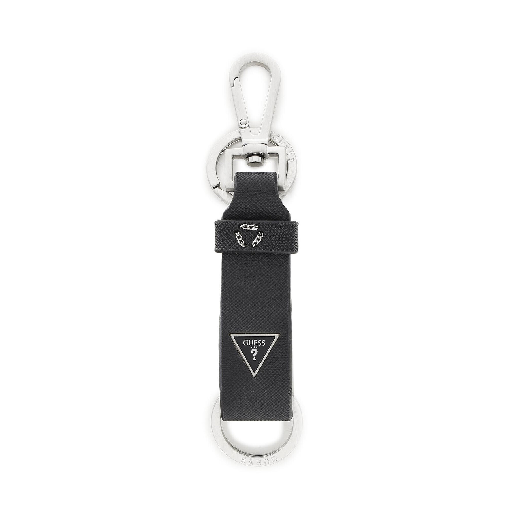 Guess Ключодържател Certosa Flat Keyring RMCERT P2201 Черен - Pepit.bg