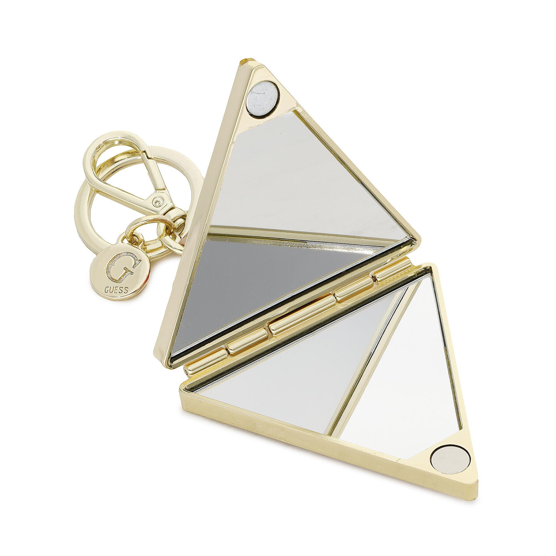 Guess Ключодържател Mirror Triangle Keyring RW7424 P2201 Розов - Pepit.bg