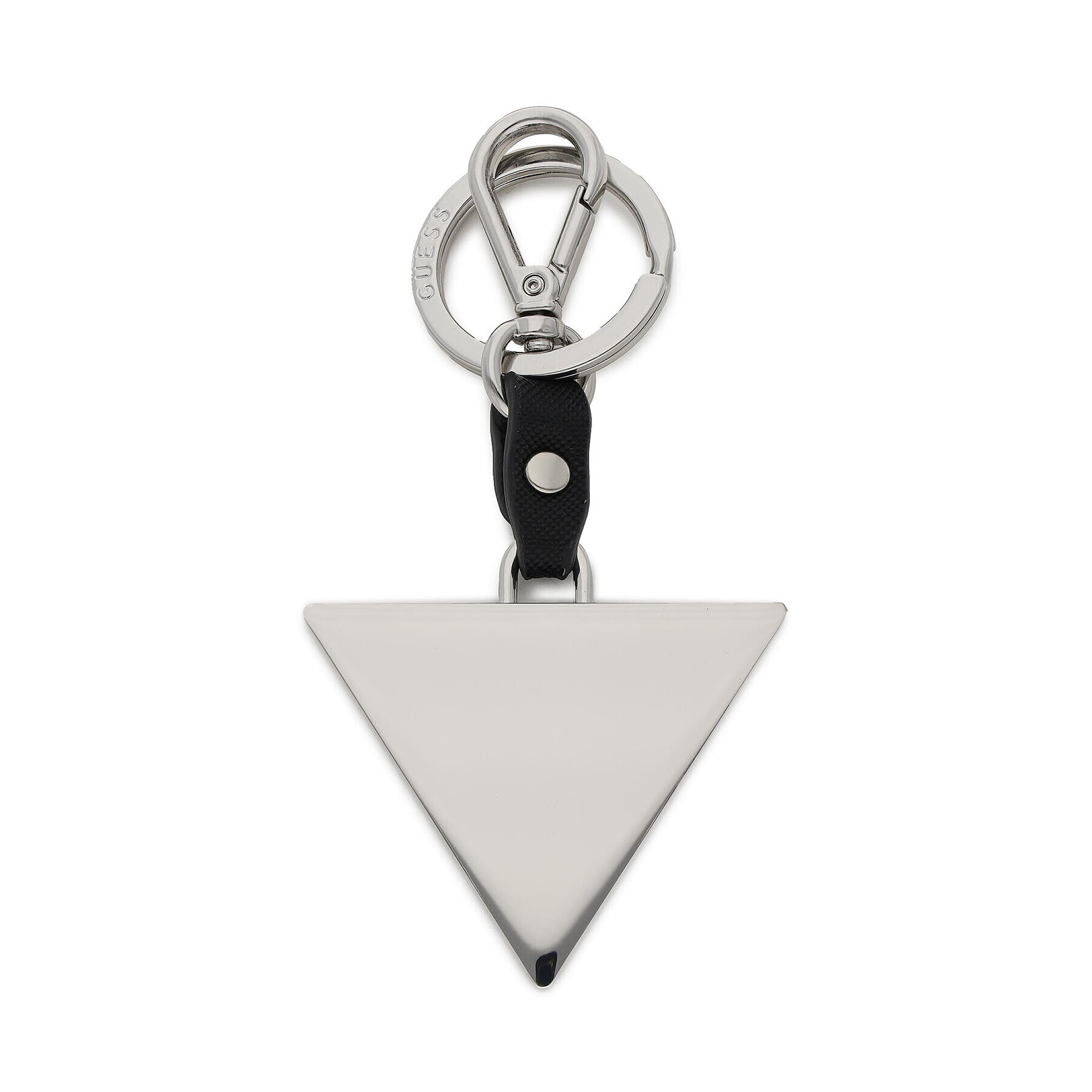 Guess Ключодържател Saffiano Triangle Keyring RW7422 P2201 Сребрист - Pepit.bg