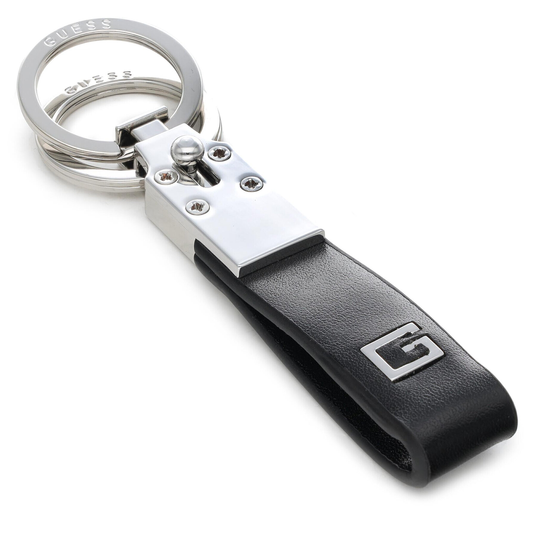 Guess Ключодържател Zurigo Linear Key Ring RMZUR2 P2101 Черен - Pepit.bg