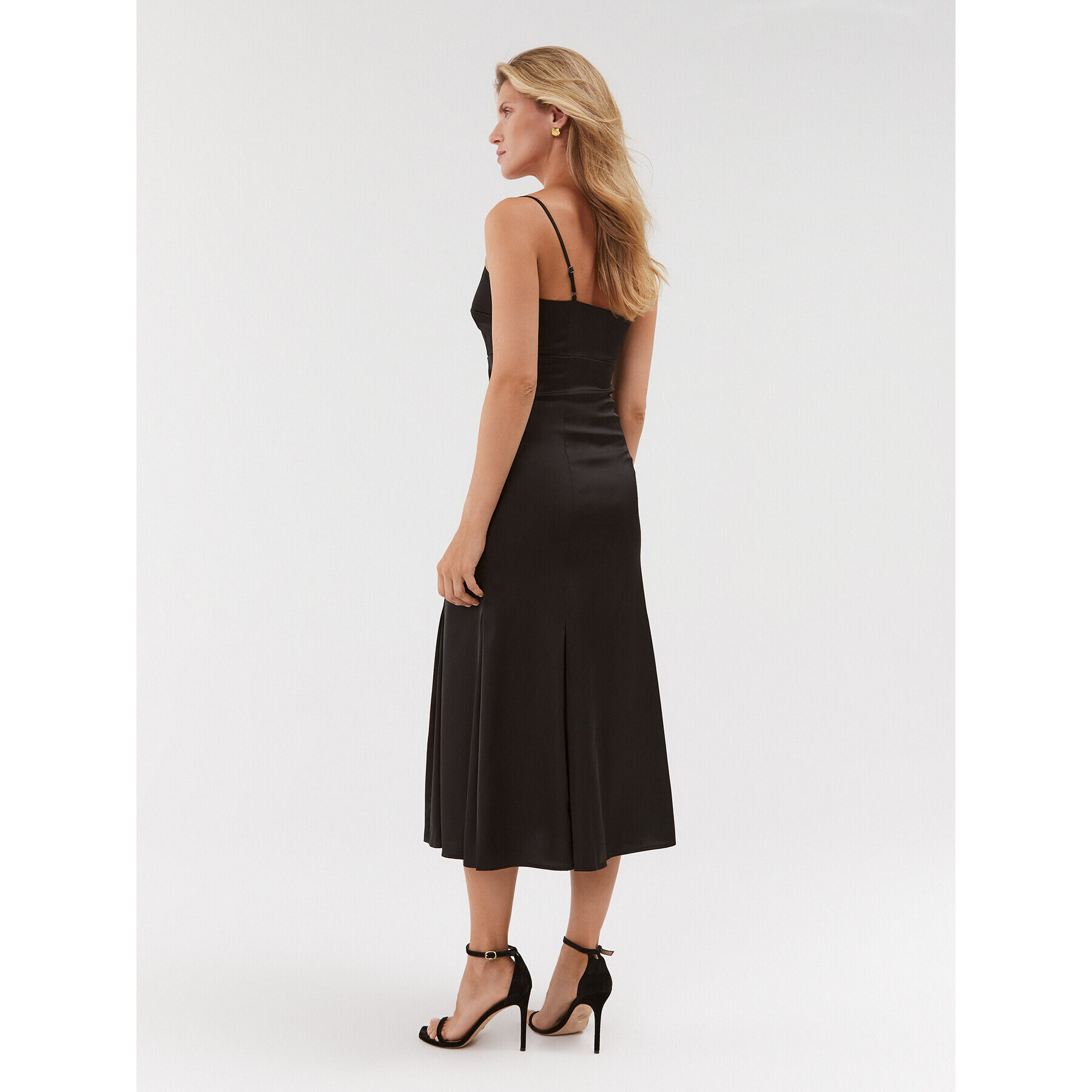 Guess Коктейлна рокля W3BK0T WEFC2 Черен Regular Fit - Pepit.bg