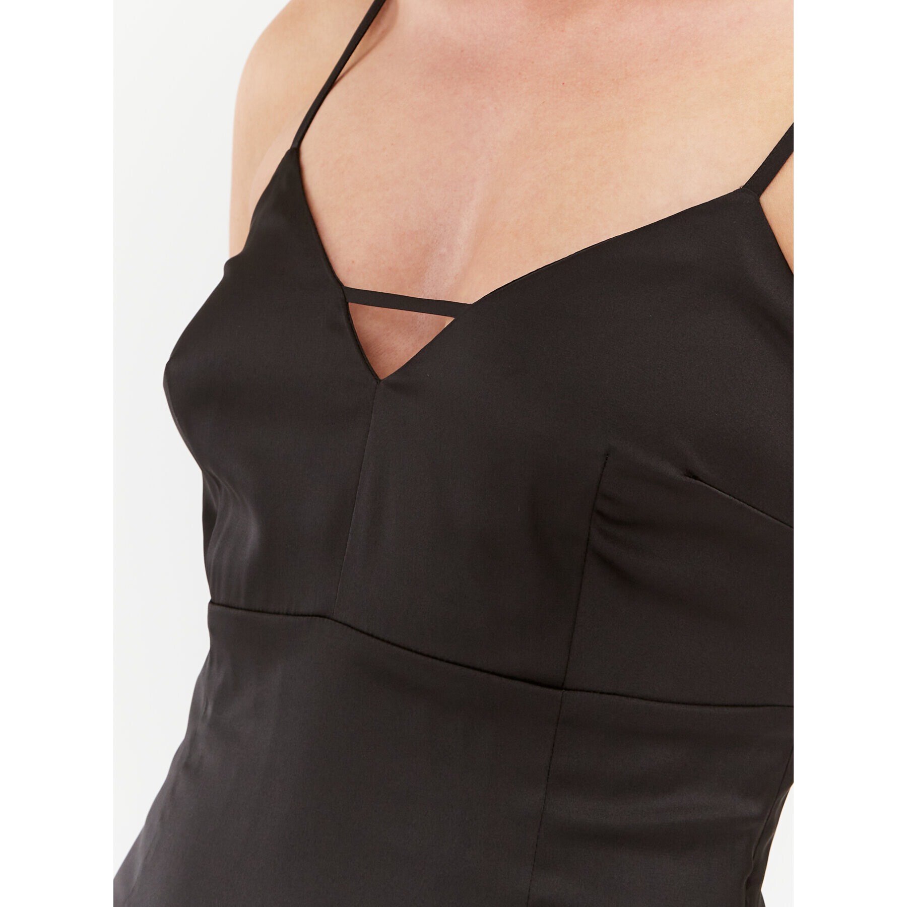 Guess Коктейлна рокля W3BK0T WEFC2 Черен Regular Fit - Pepit.bg