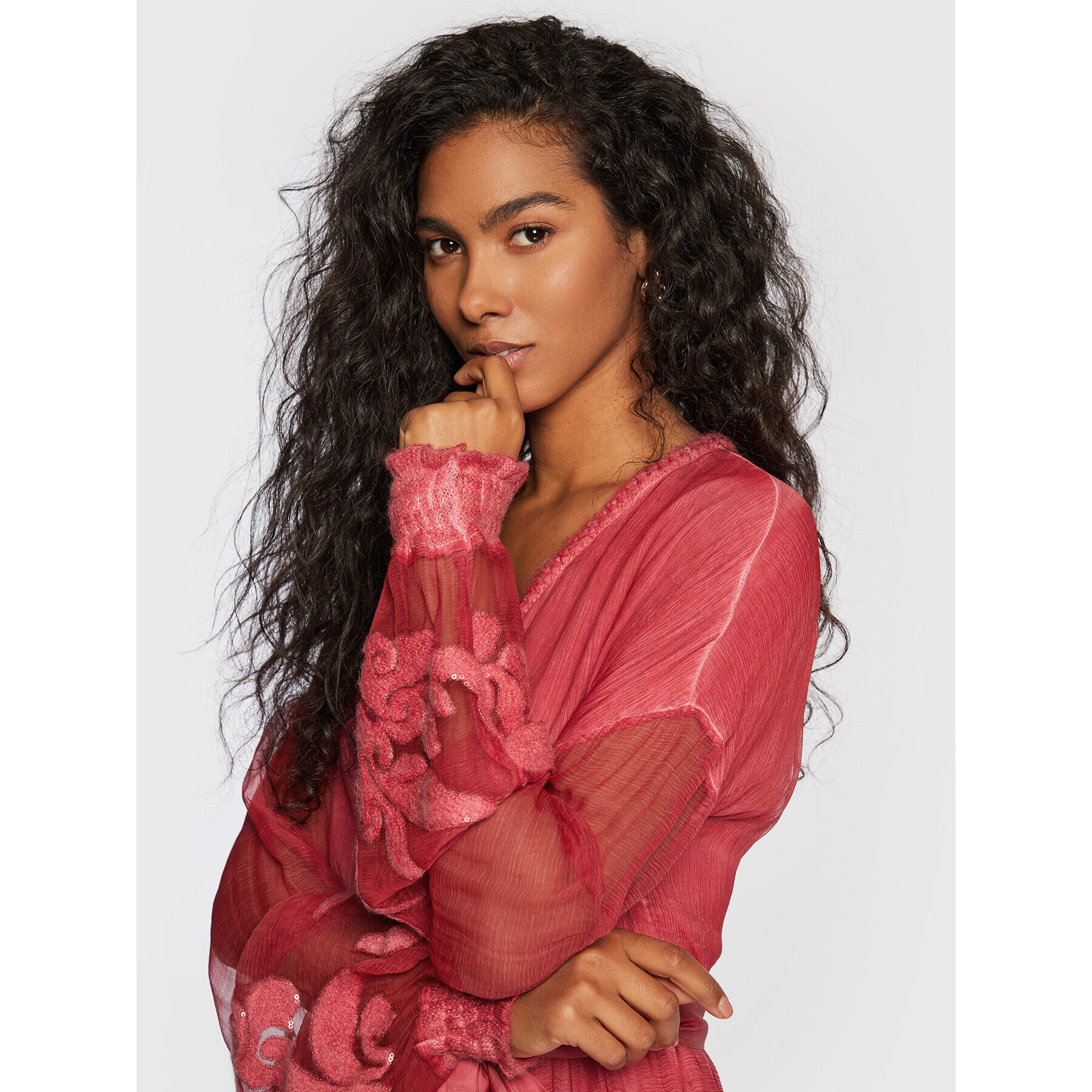 Guess Коктейлна рокля W2BK27 WEXM0 Червен Regular Fit - Pepit.bg
