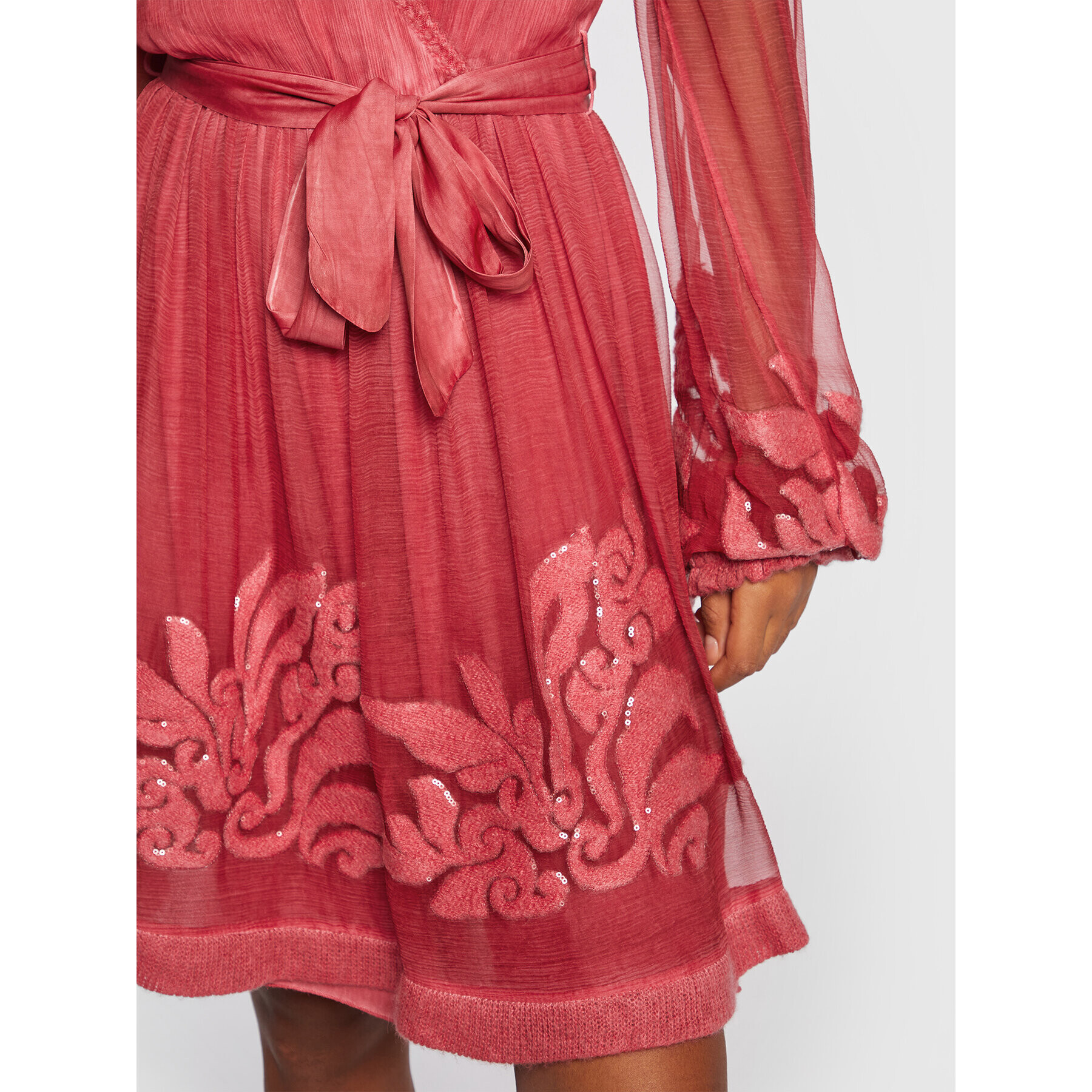 Guess Коктейлна рокля W2BK27 WEXM0 Червен Regular Fit - Pepit.bg