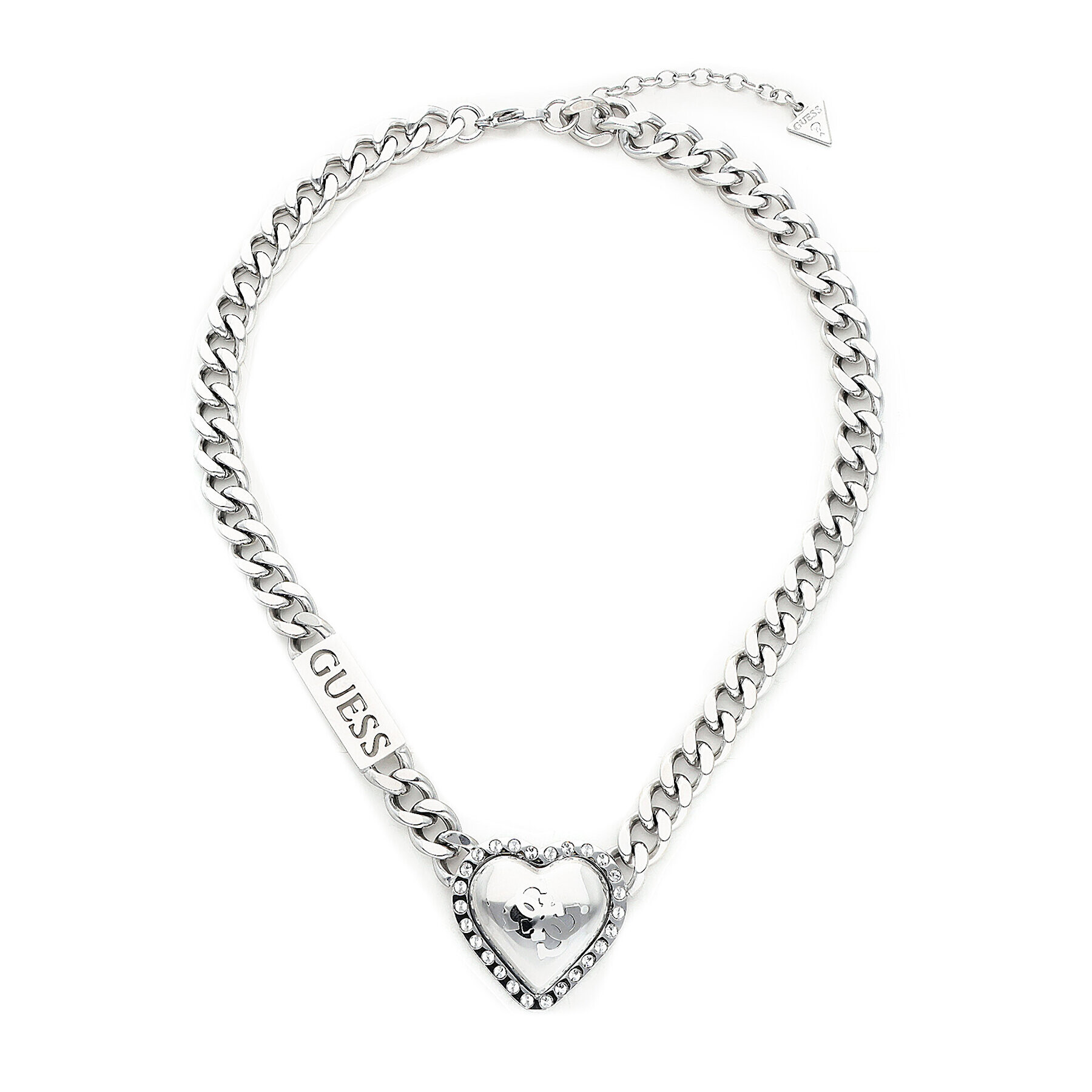 Guess Колие JUBN01 063JW Сребрист - Pepit.bg